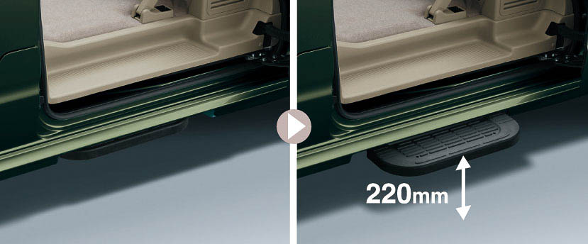 電動オートステップ（PZターボスペシャル：後席左側）