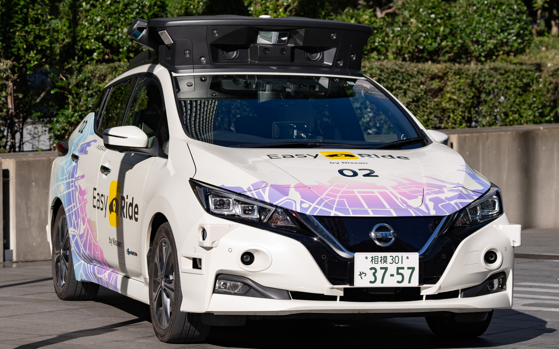 日産の自動運転車両