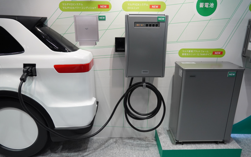 EVから家に電気を供給する家庭用V2Hシステムが勢ぞろいした「SMART