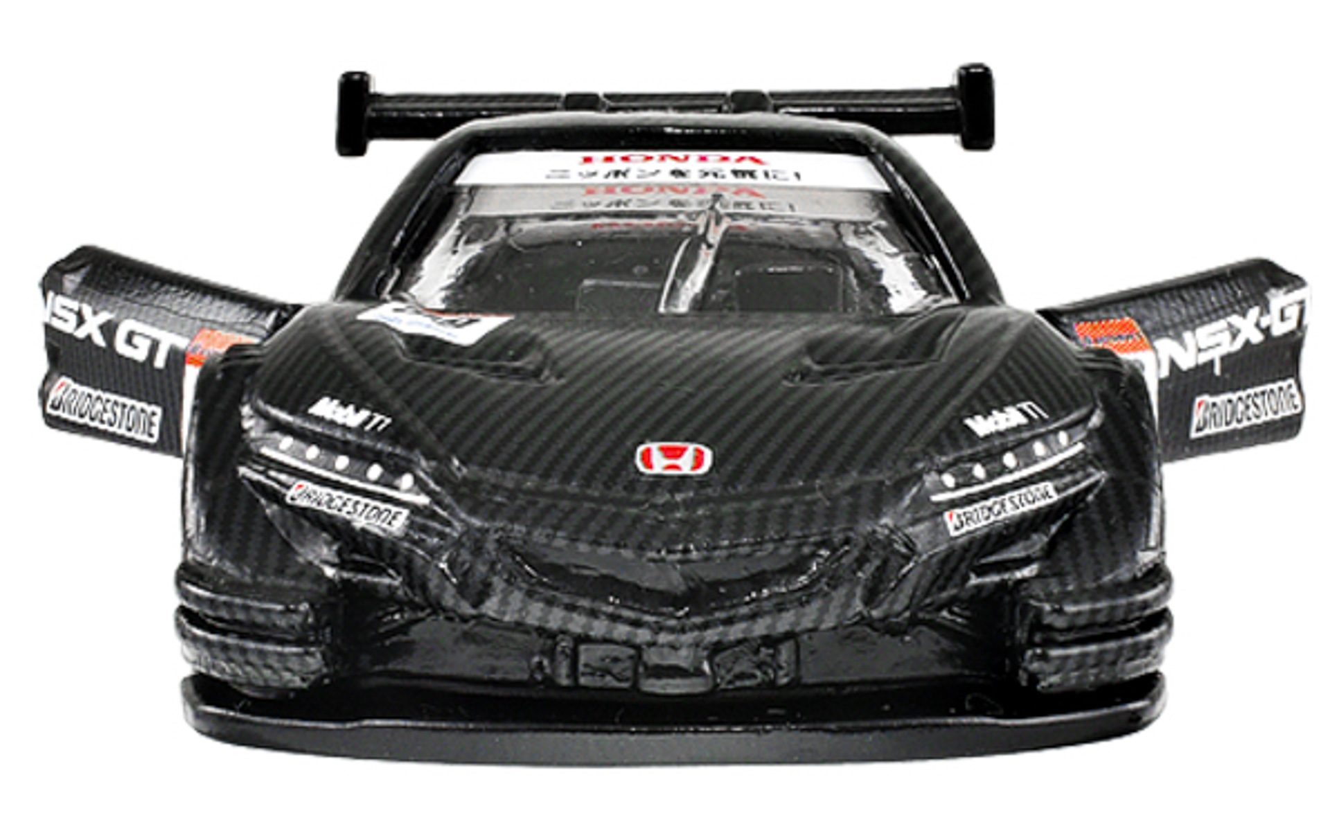 トミカプレミアムRacing「99号車NSX-GT」。商品サイズは32×20×79mm（幅×高さ×奥行き）