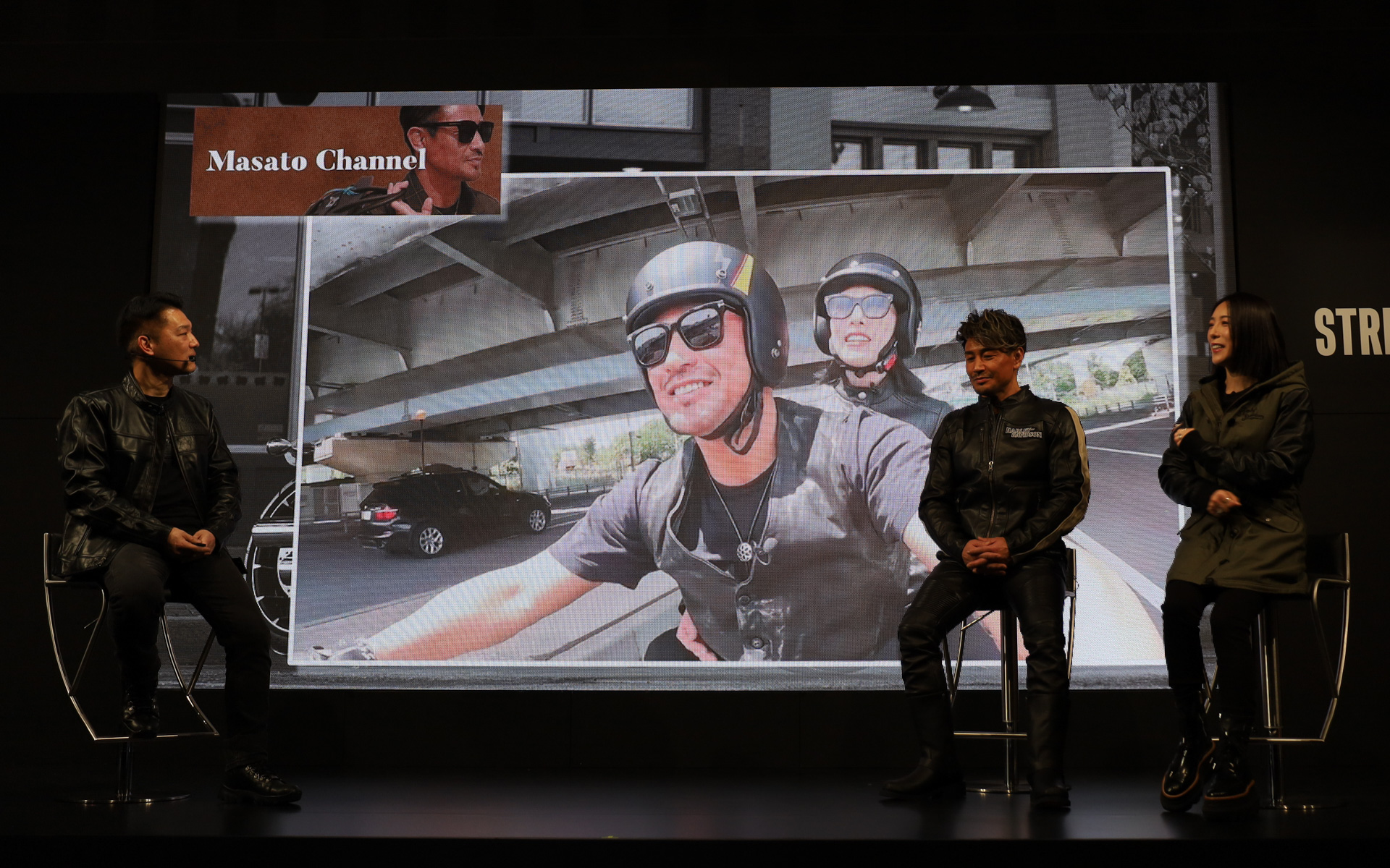 魔裟斗さんと矢沢さんがタンデムツーリングを体験