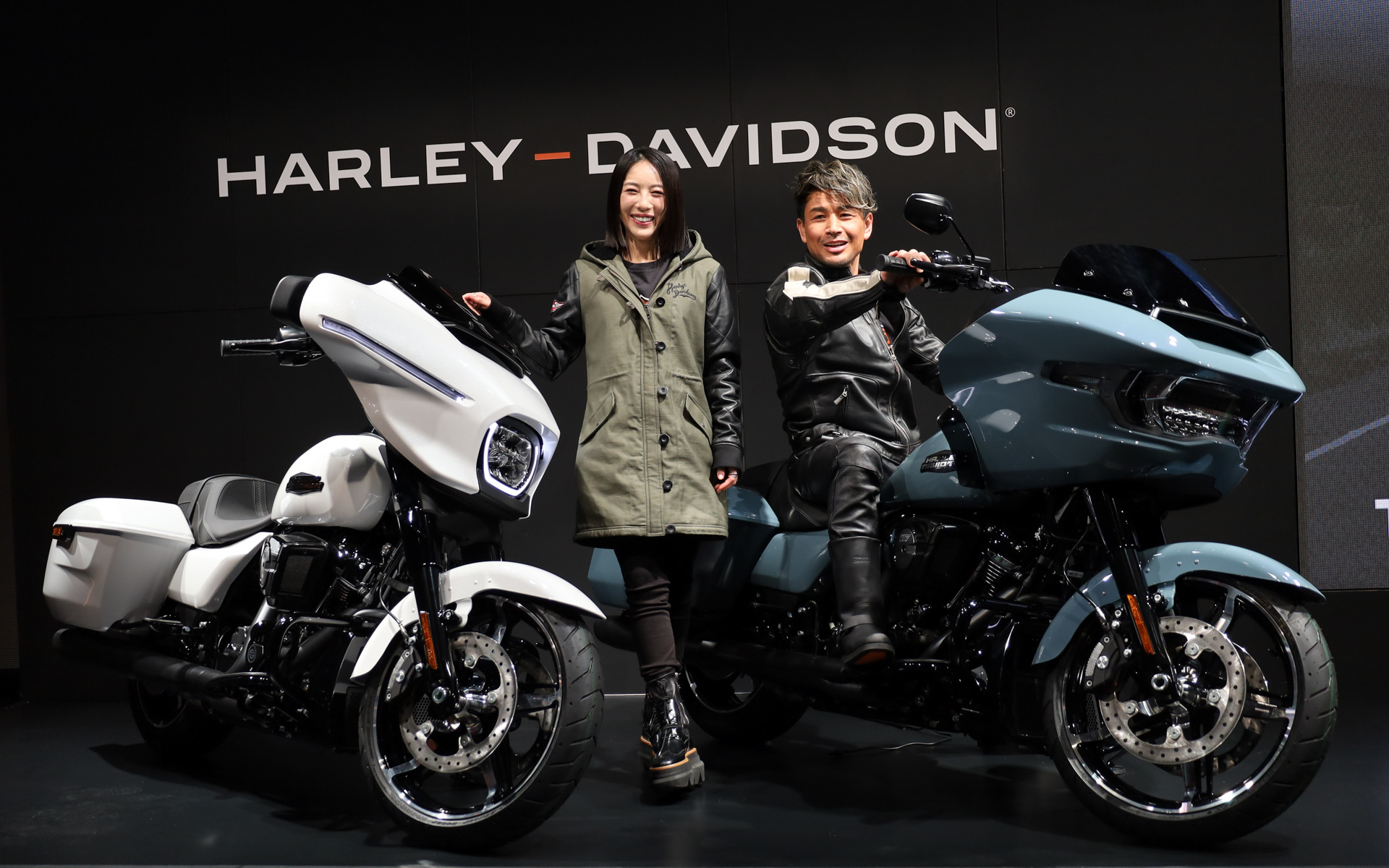 ハーレーダビッドソンが「ロードグライド」「ストリートグライド」を日本初公開