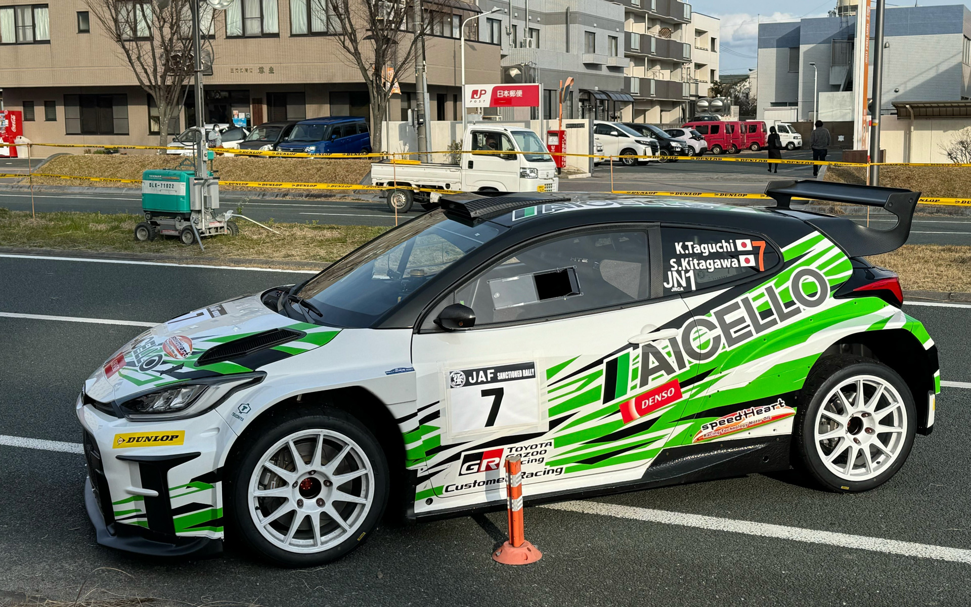 Rally Team AICELLOの田口勝彦選手/北川紗衣選手