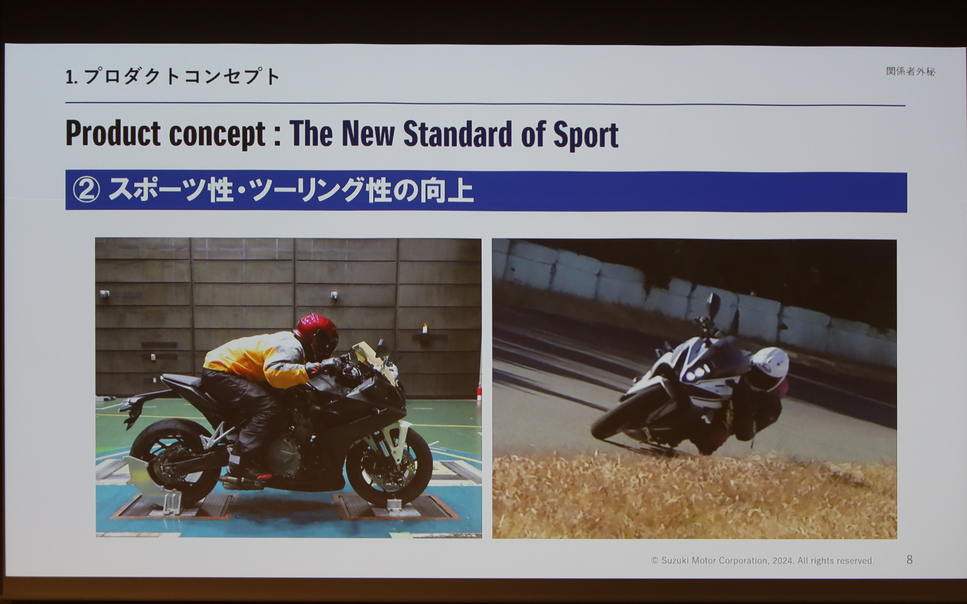 スポーツ性・ツーリング性の向上