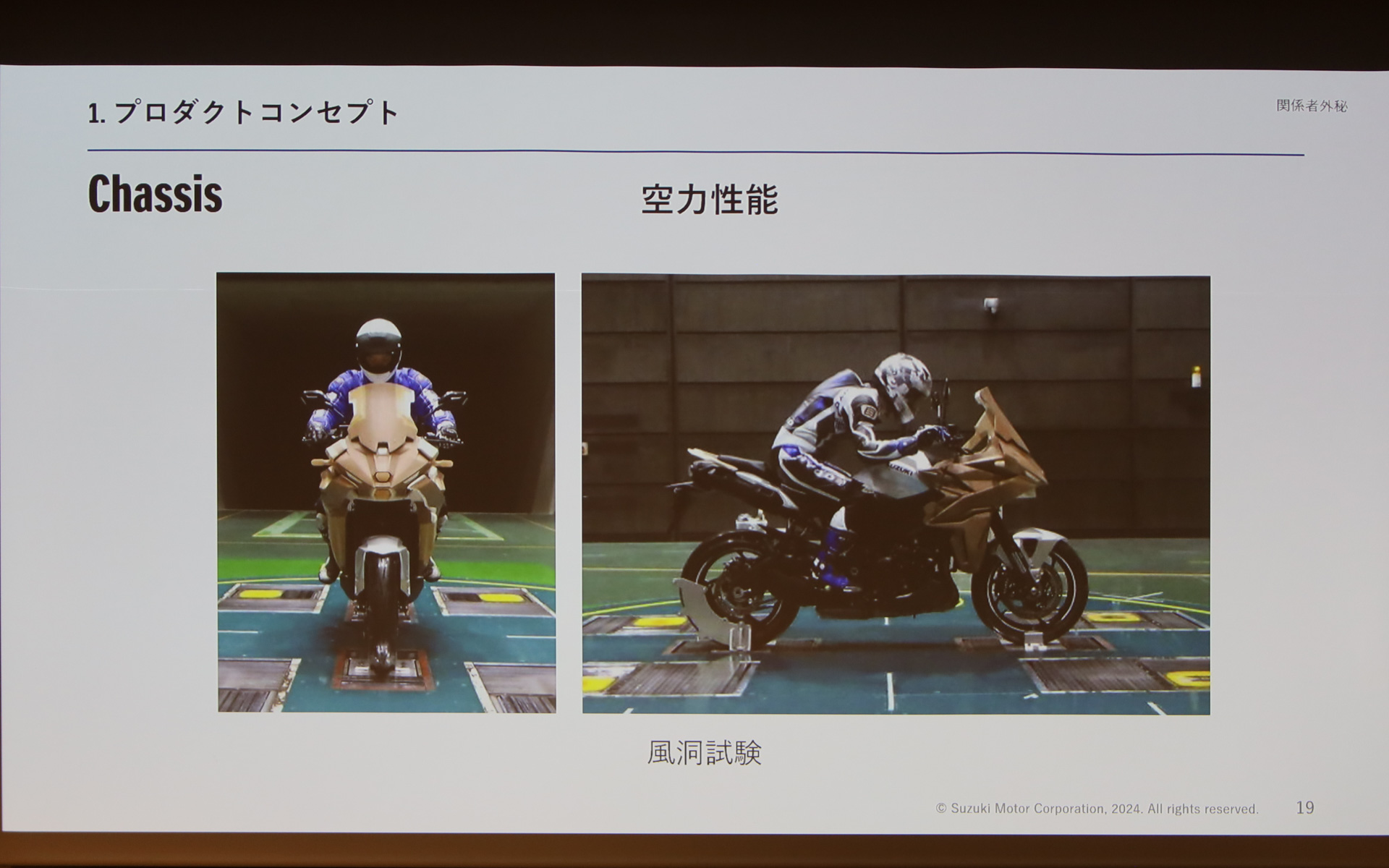 ロングツーリングの快適性を左右する空力特性にも力を入れた