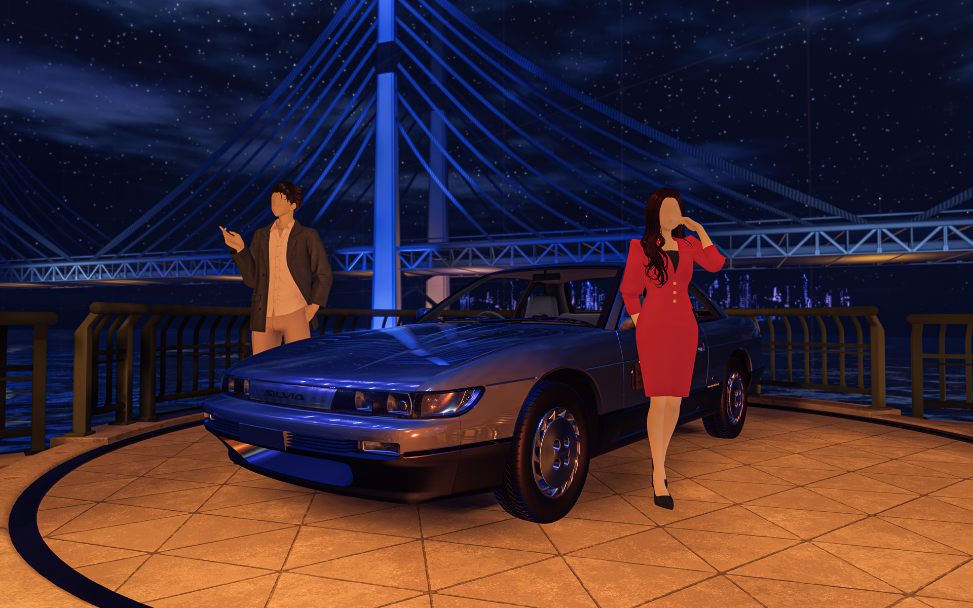 スタジオ1は「トレンディドラマを撮影中」という場面設定で構成されており、カメラ機材を使ってアバター仲間と撮影の雰囲気を楽しむこともできる