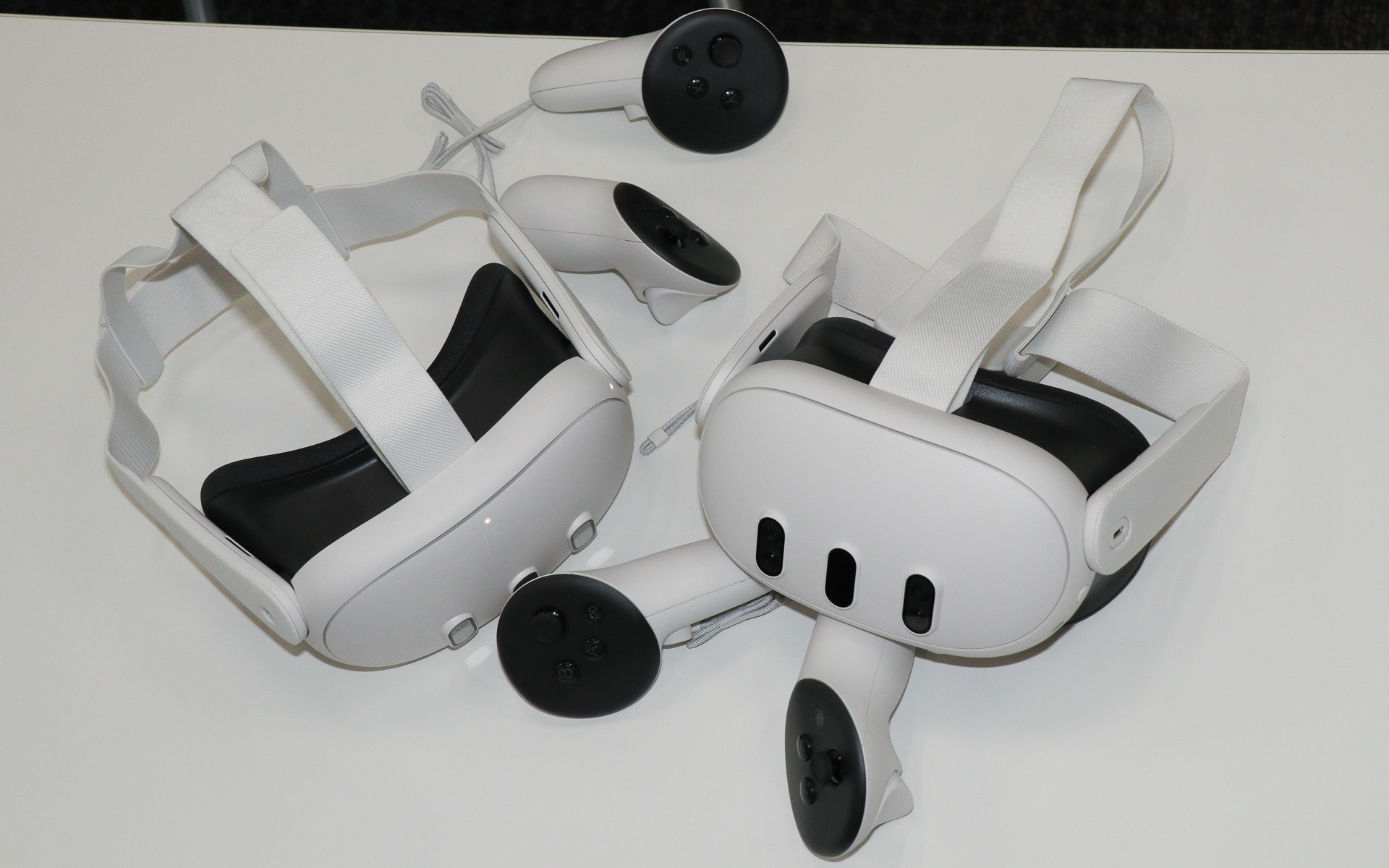 VRデモで使用された「Meta Quest 3」