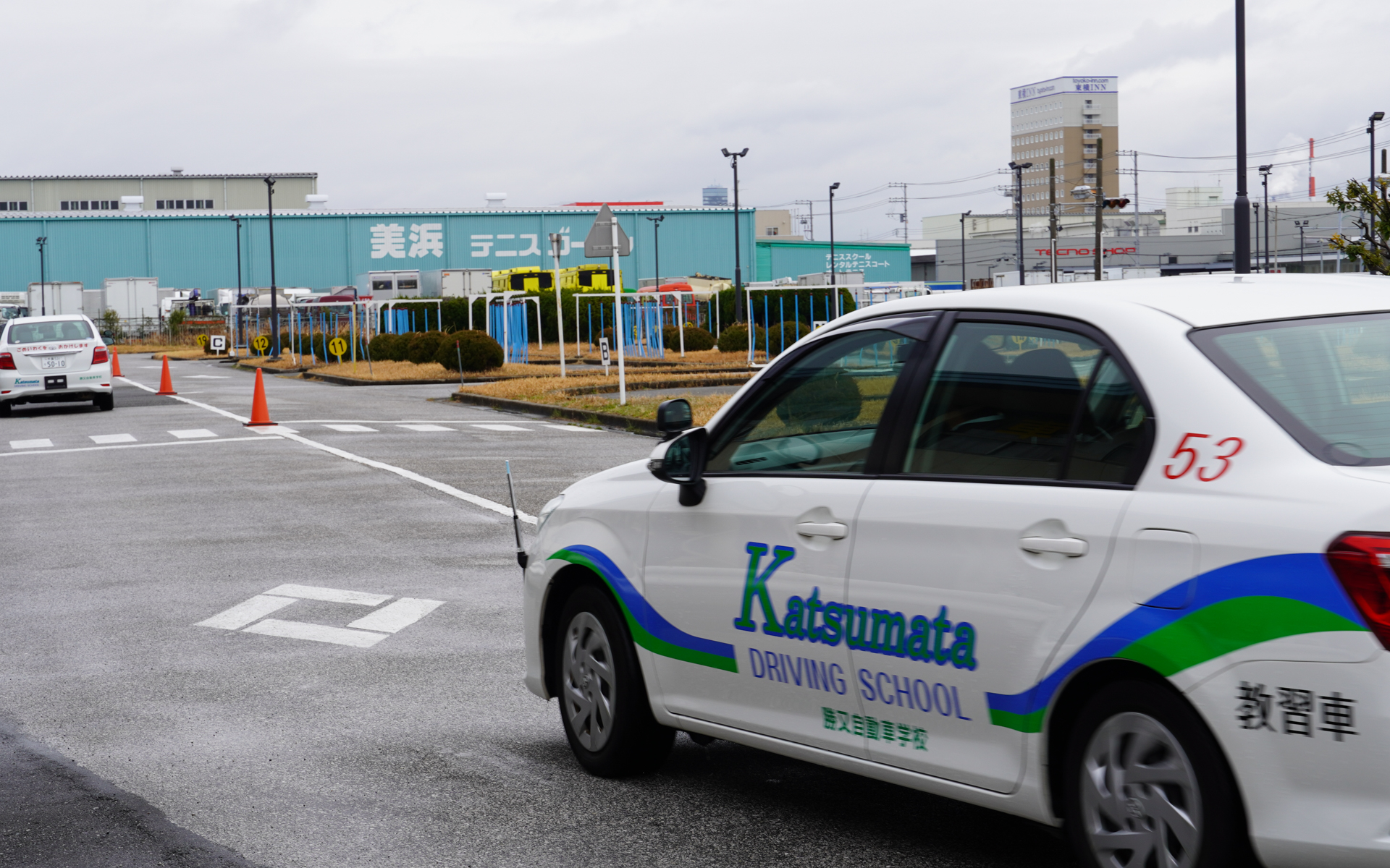 教習車も併用して講習を実施