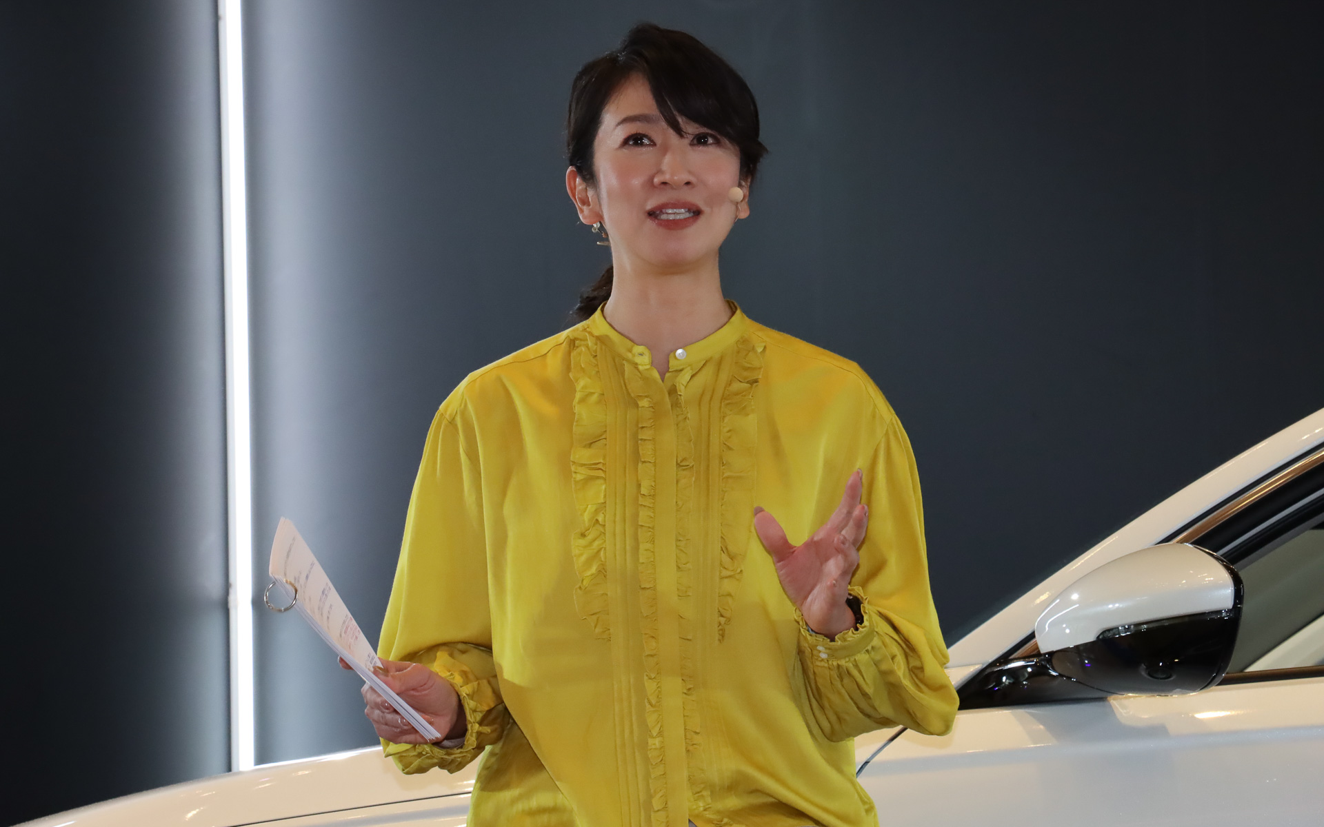 司会を務めたモータージャーナリストの藤島知子氏