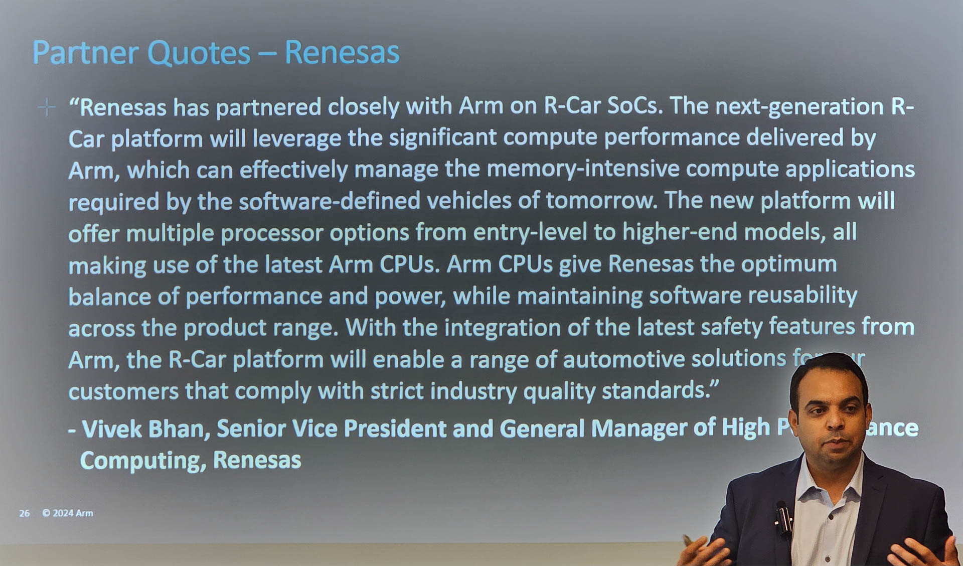 ルネサス エレクトロニクスのクオート