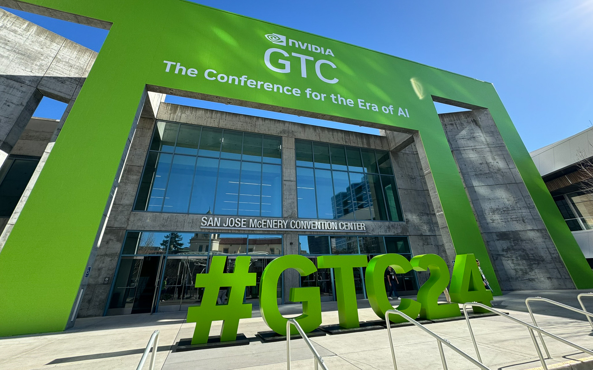 GTC24のメイン会場となるSan Jose McEnery Convention Center