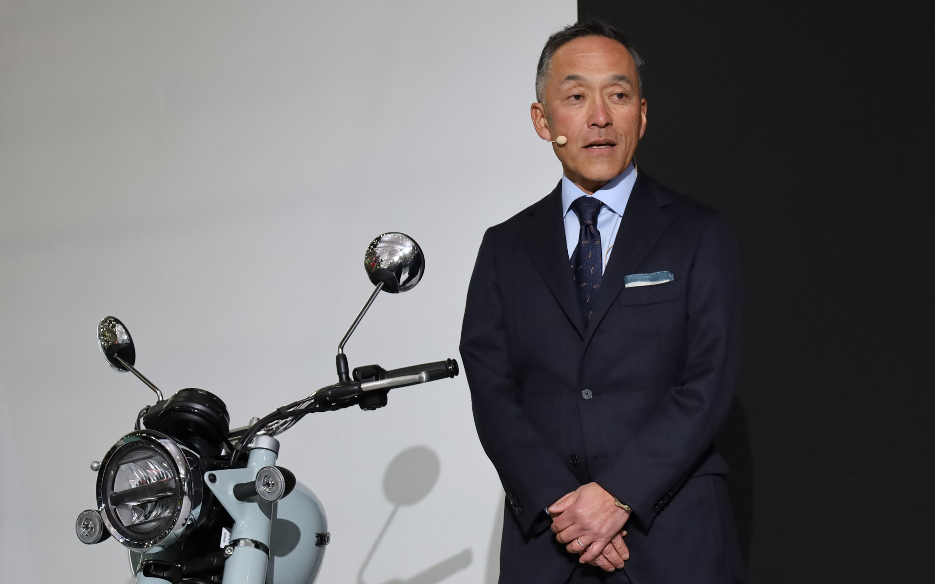ホンダモーターサイクルジャパンの代表取締役社長の室岡克博氏