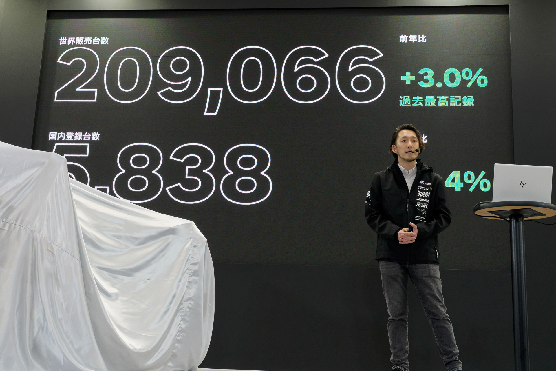 2023年、市場が冷え込んだなかでも国内登録台数が前年比＋8.4％と伸び、「存在感を残せた」と語ったBMW株式会社 BMW Motorrad ジェネラル・マネージャーの佐伯要氏