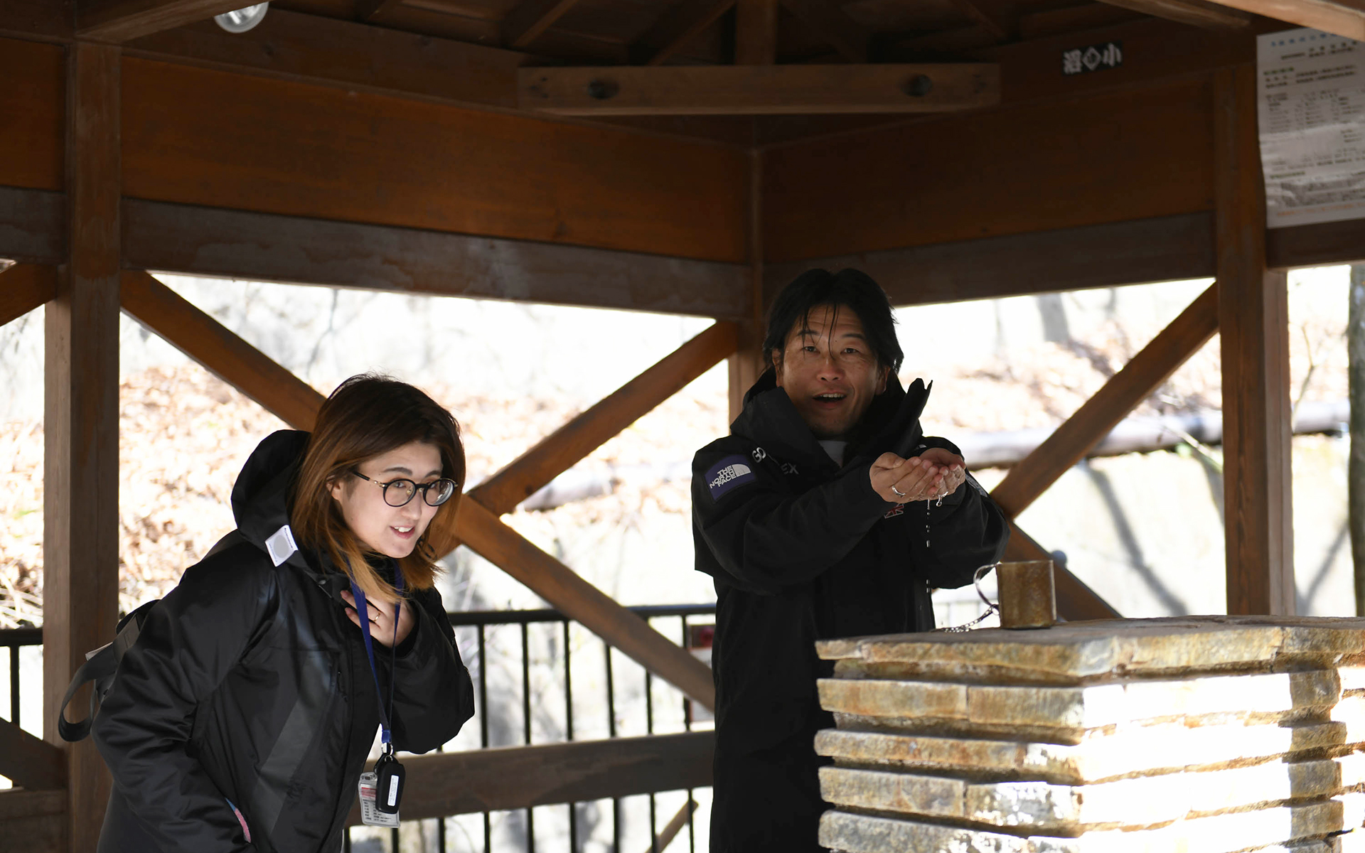 伊香保飲泉所。訪れた際はぜひ味わってみてほしい