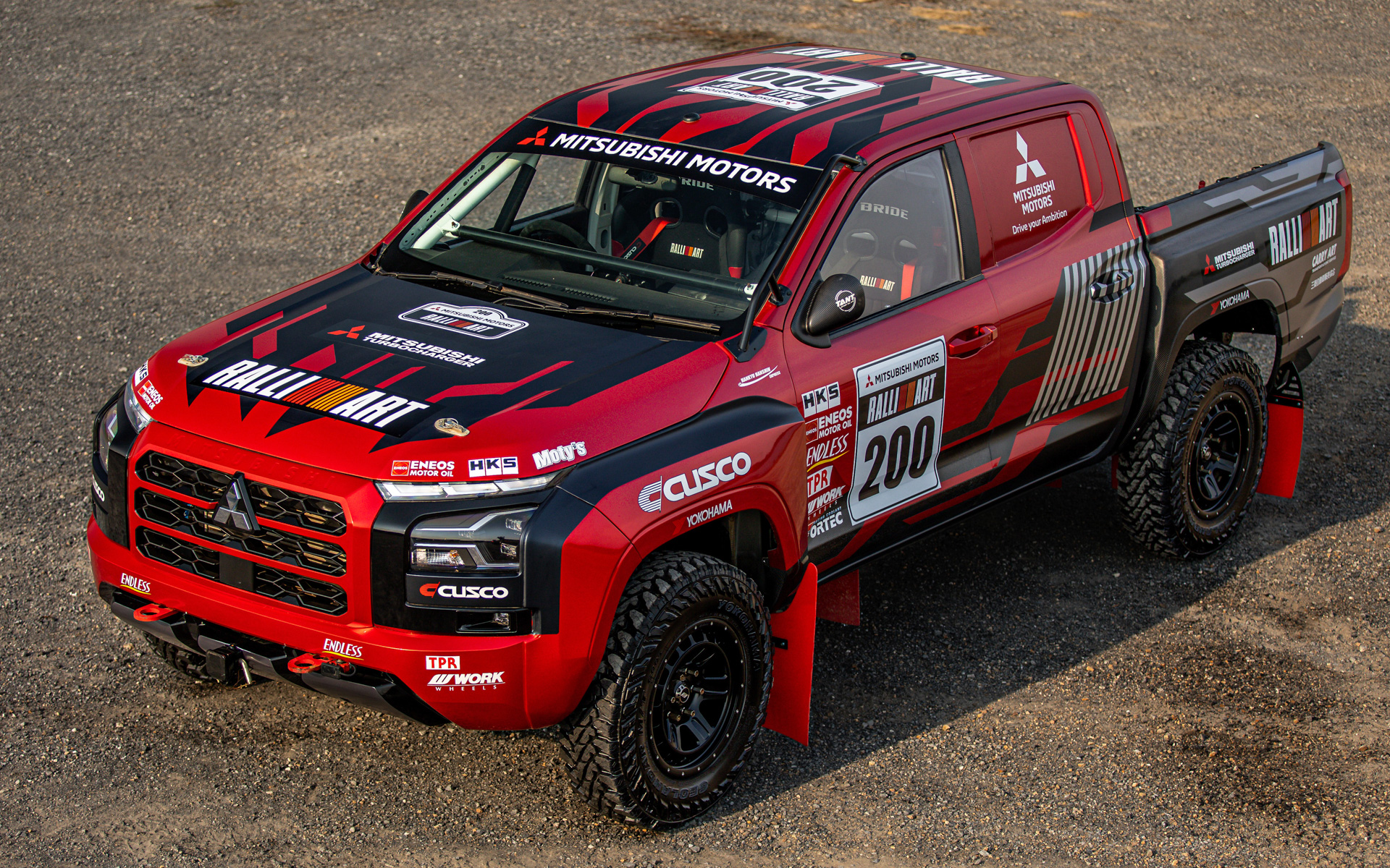 2024年参戦車両の「トライトン」