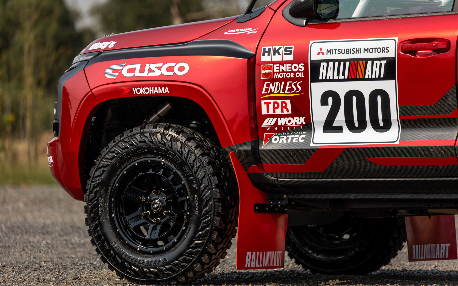 2024年参戦車両の「トライトン」