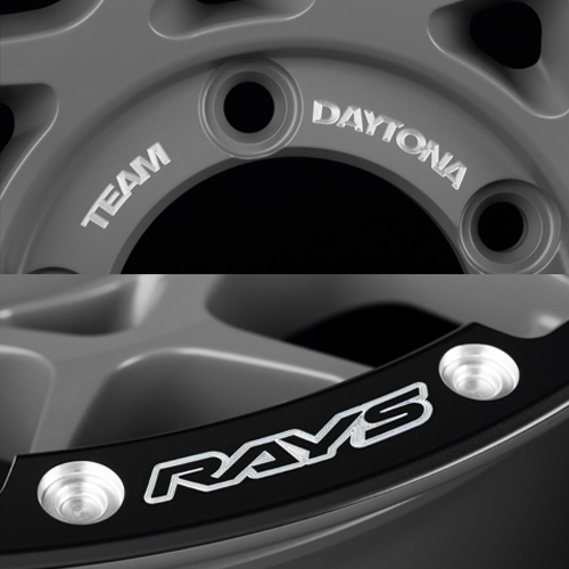 特許技術A.M.T.でTEAM DAYTONAロゴを施している