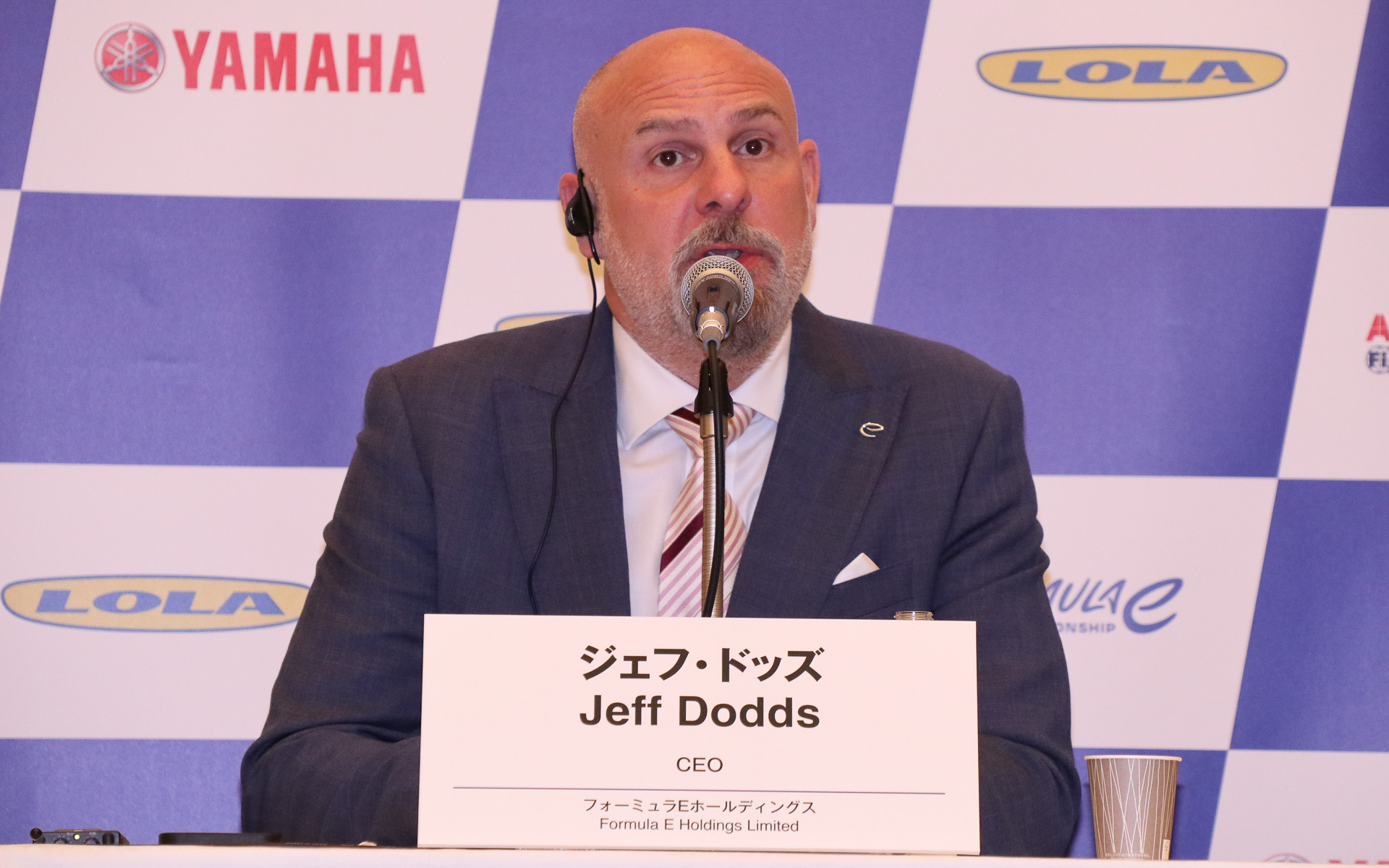 フォーミュラEホールディングス CEO ジェフ・ドッズ氏