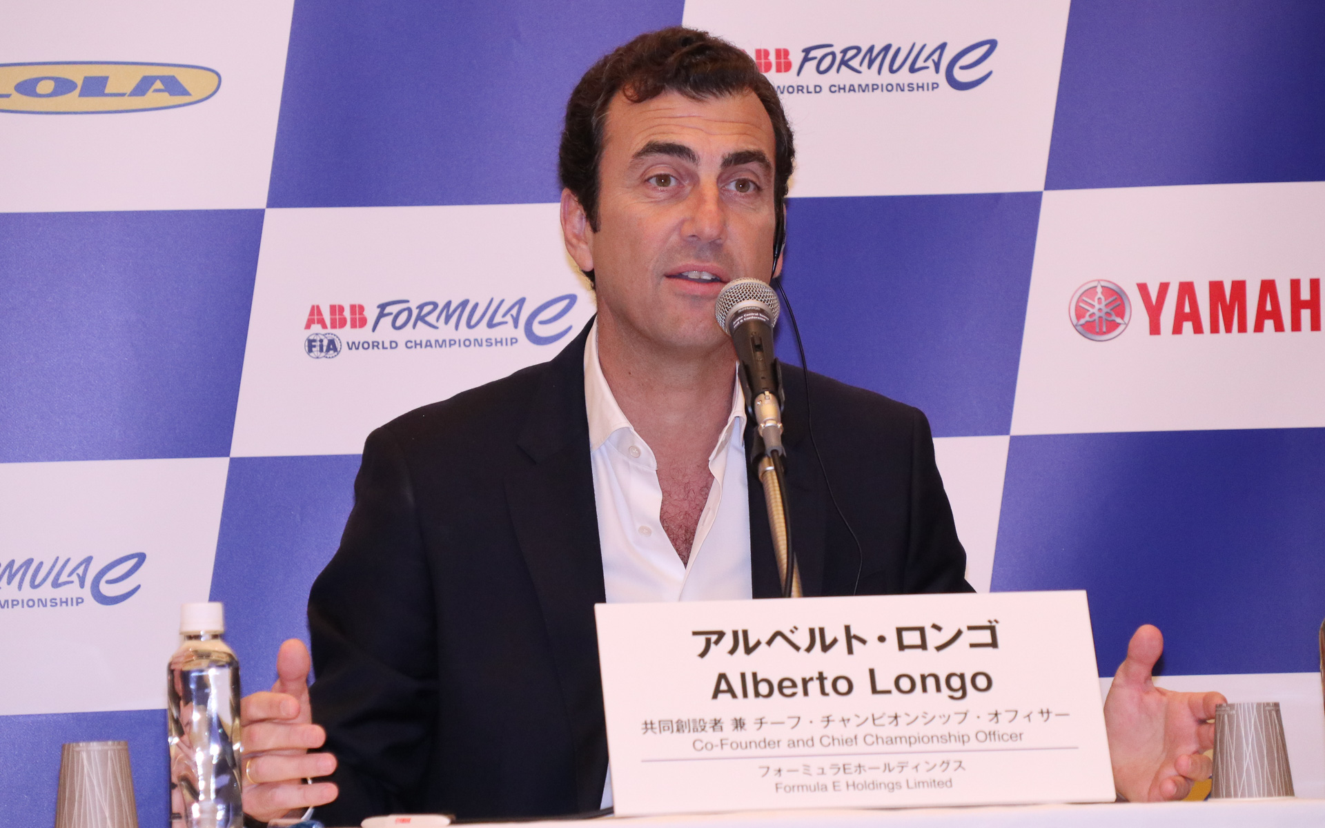 フォーミュラEホールディングス 共同創設者 兼 チーフ・チャンピオンシップ・オフィサー アルベルト・ロンゴ氏