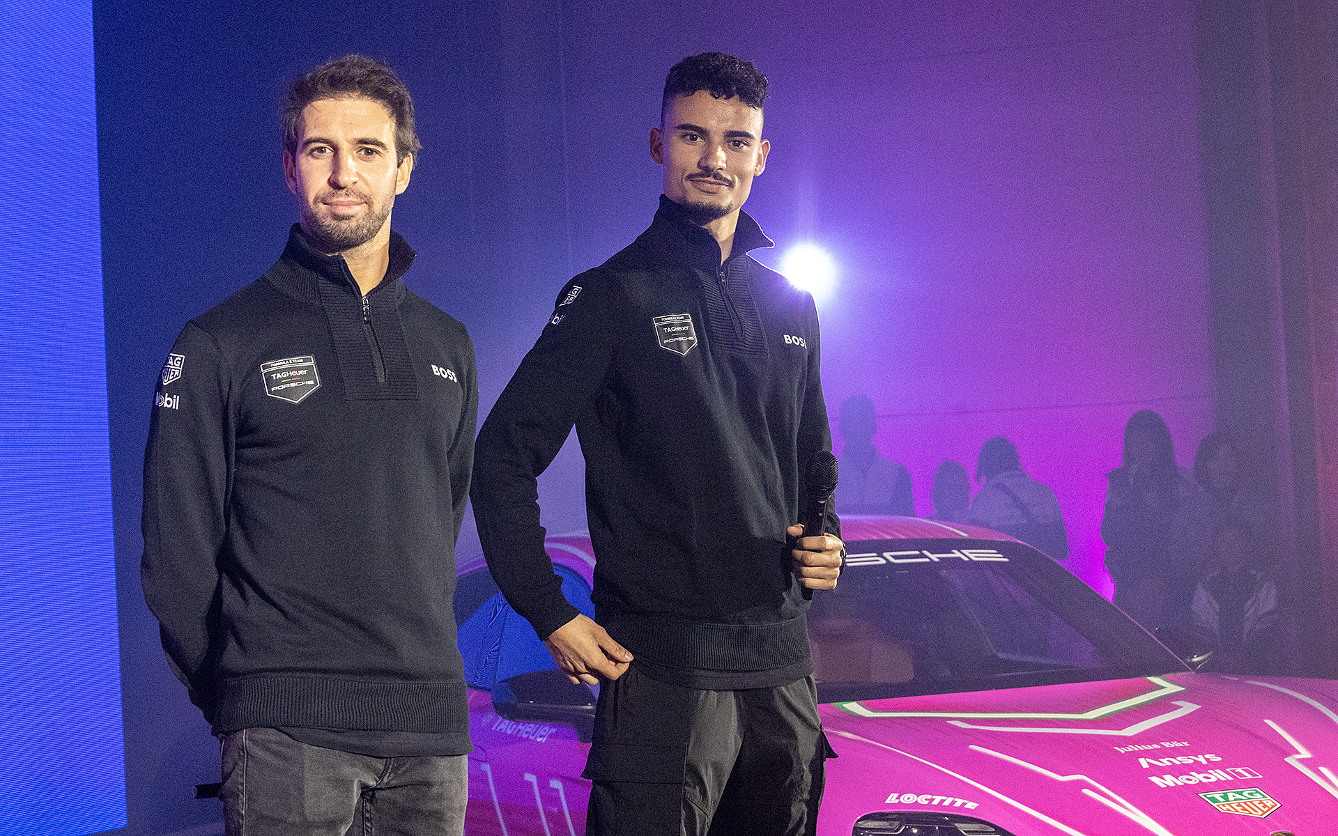 ウェーレイン選手（右）は94号車をドライブ。ダ・コスタ選手（左）は13号車をドライブする