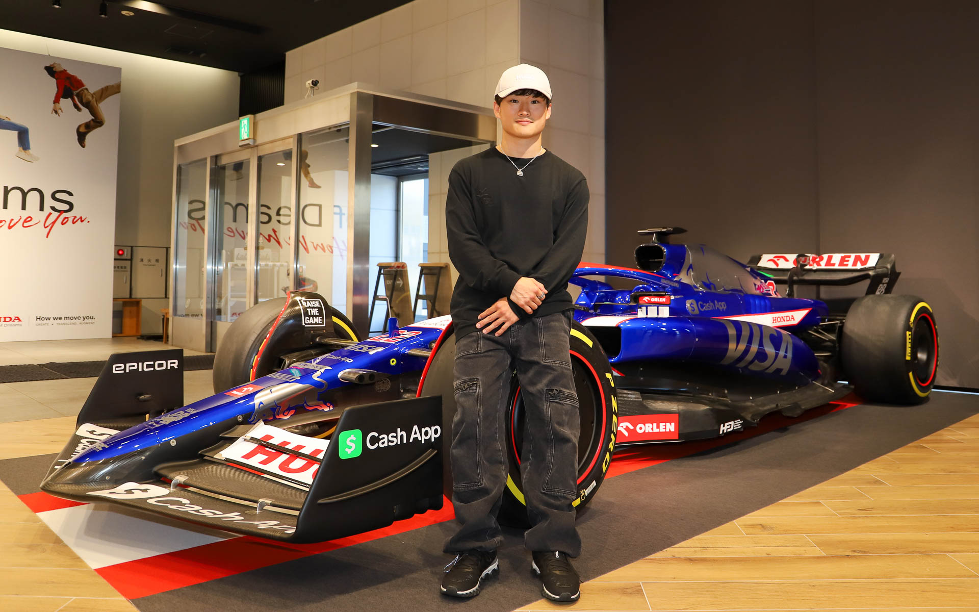 Visa Cash App RB Formula One Team 角田裕毅選手