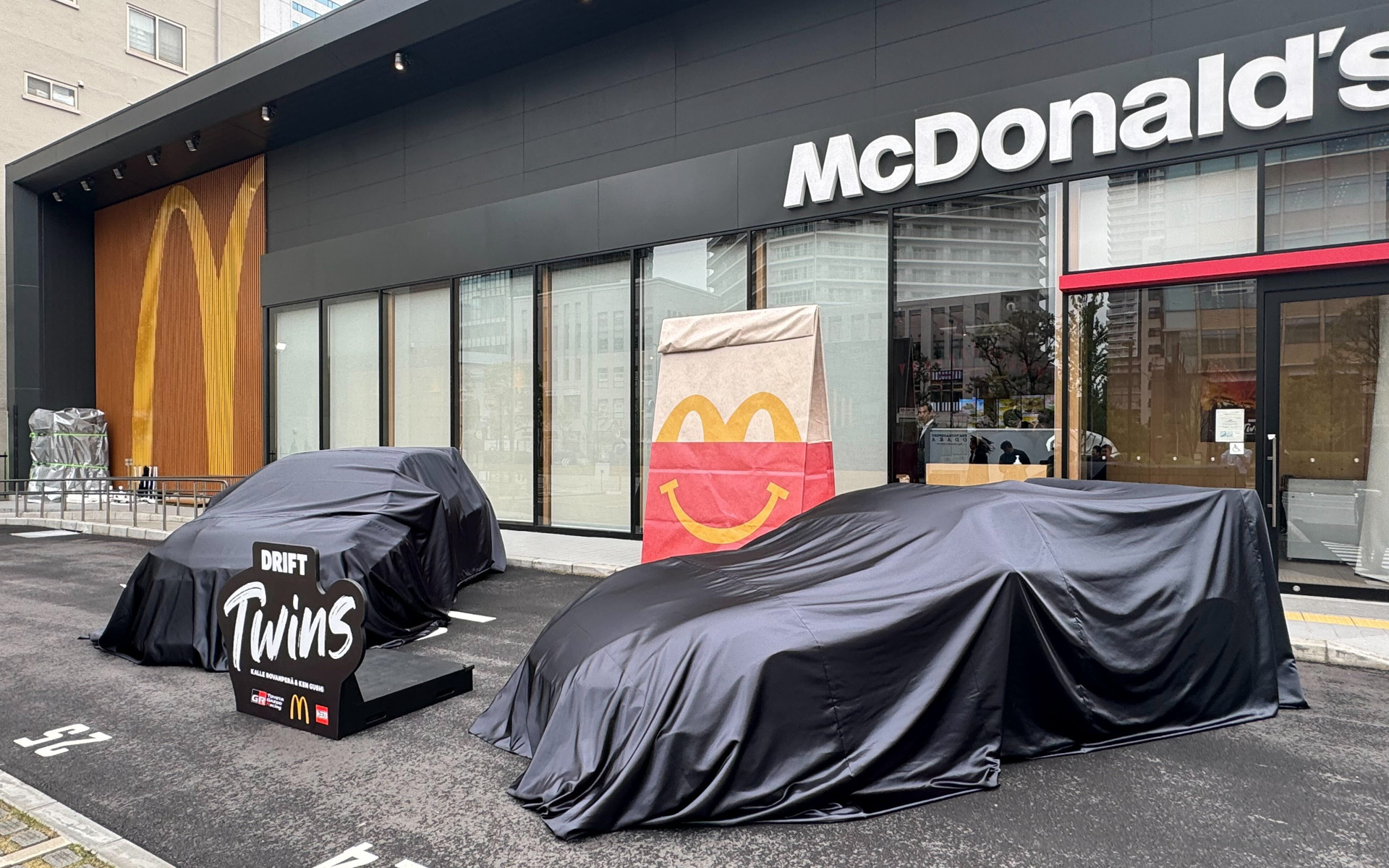 アンベール前の車両