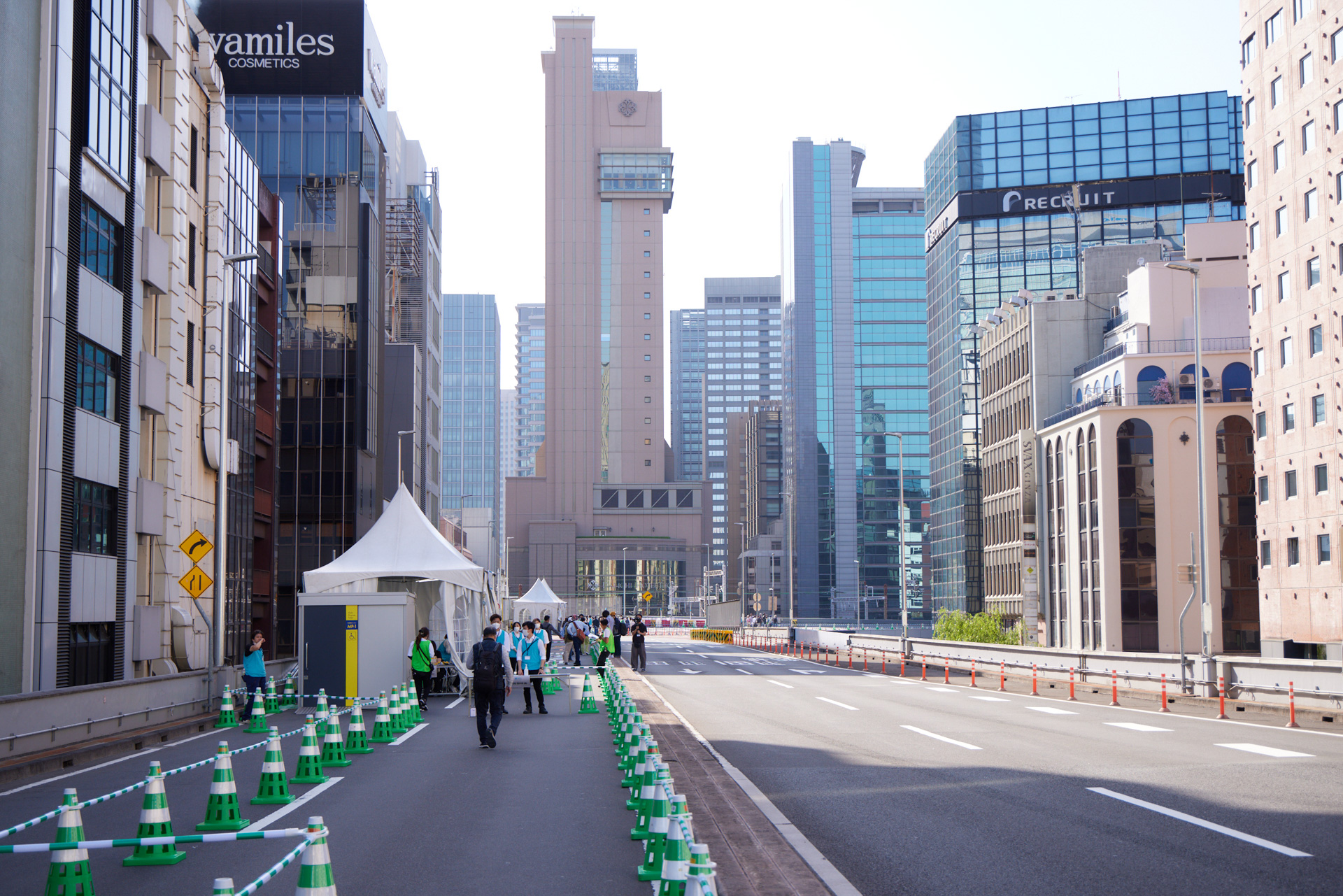 2023年「銀座スカイウォーク」の様⼦