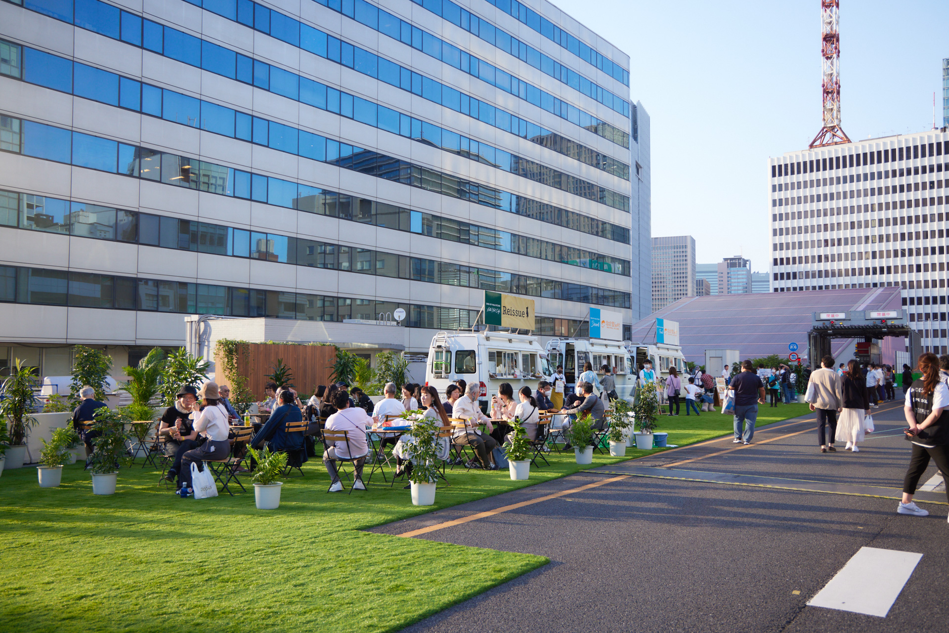 2023年「銀座スカイウォーク」の様⼦