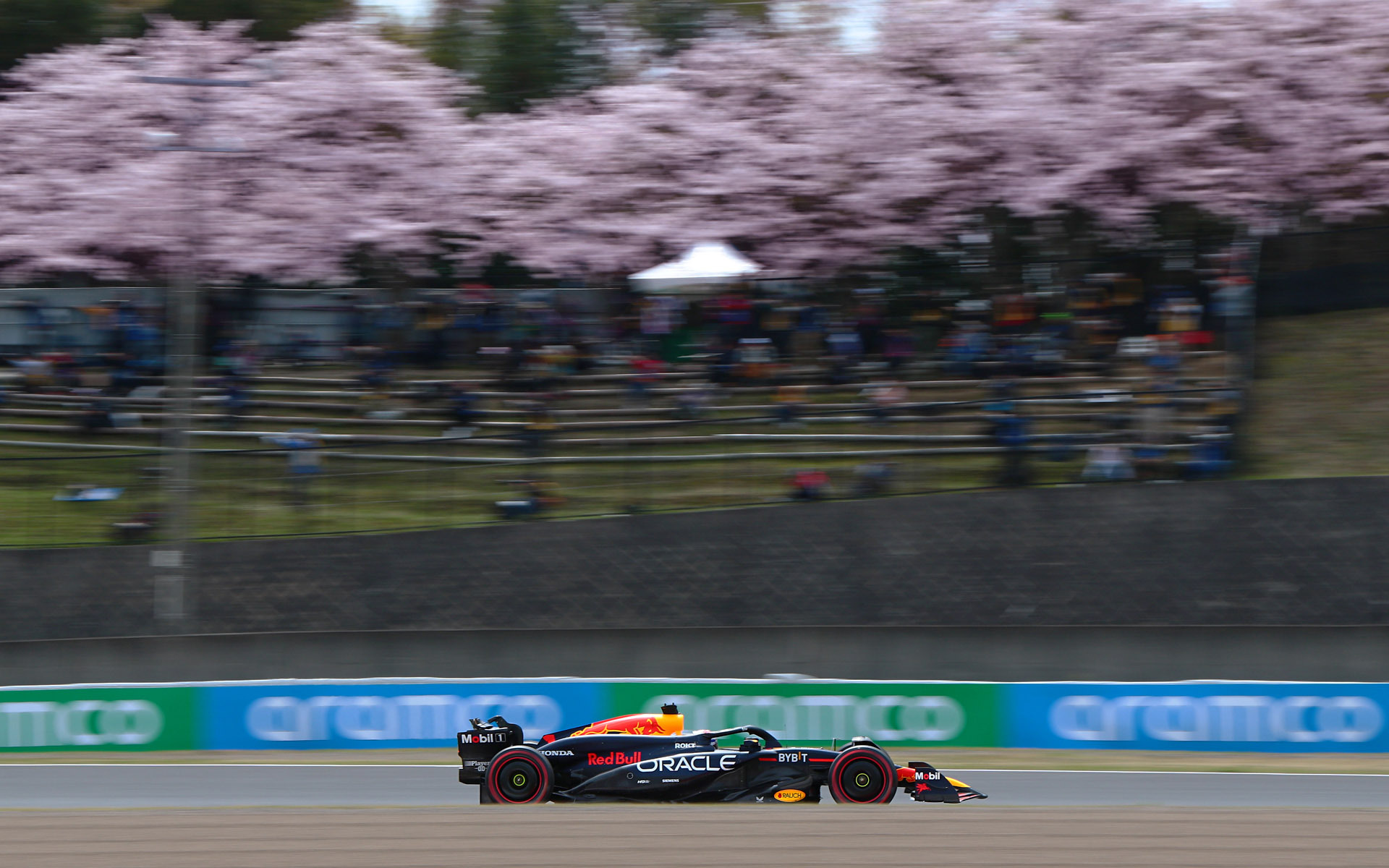 予選でポールポジションを獲得したマックス・フェルスタッペン選手