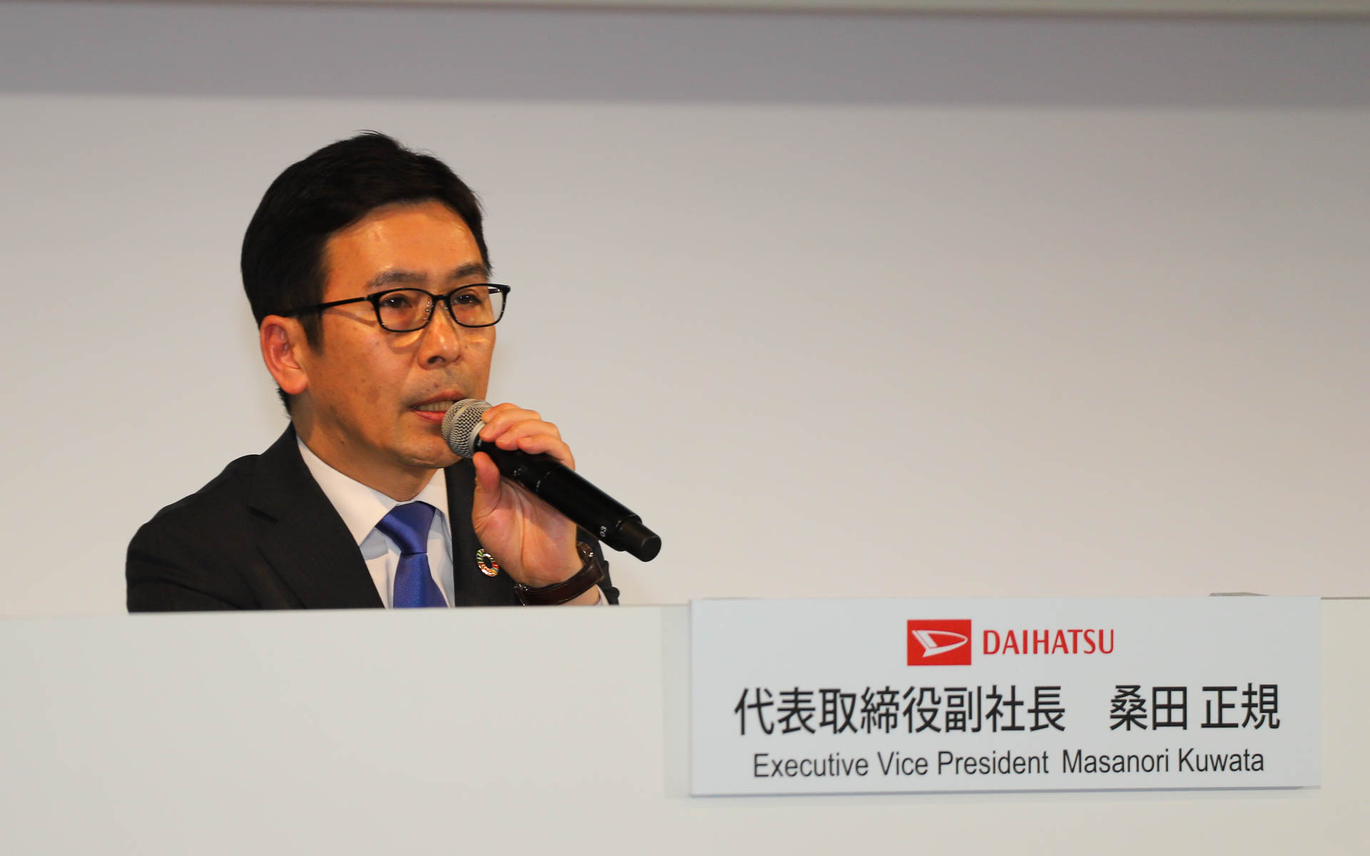 ダイハツ工業株式会社 代表取締役副社長 桑田正規氏