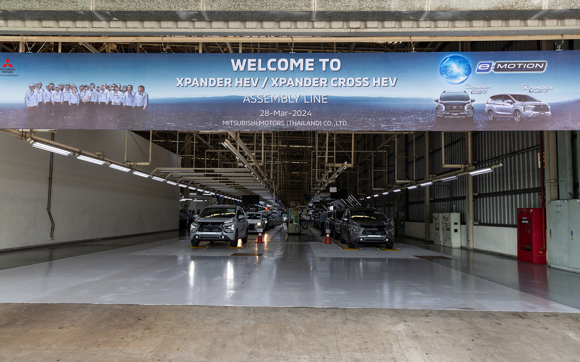 2月にクロスオーバーMPV「エクスパンダー」「エクスパンダー クロス」にハイブリッドEV（HEV）モデルを新設定し、タイでの販売を開始