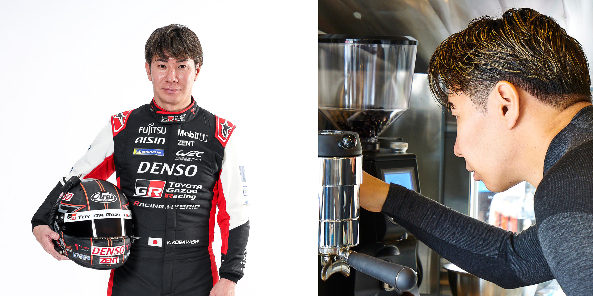 ルワンダ産のコーヒー豆を2つの焙煎度合いに煎り分け、グアテマラ産の豆も加えてブレンドしているという