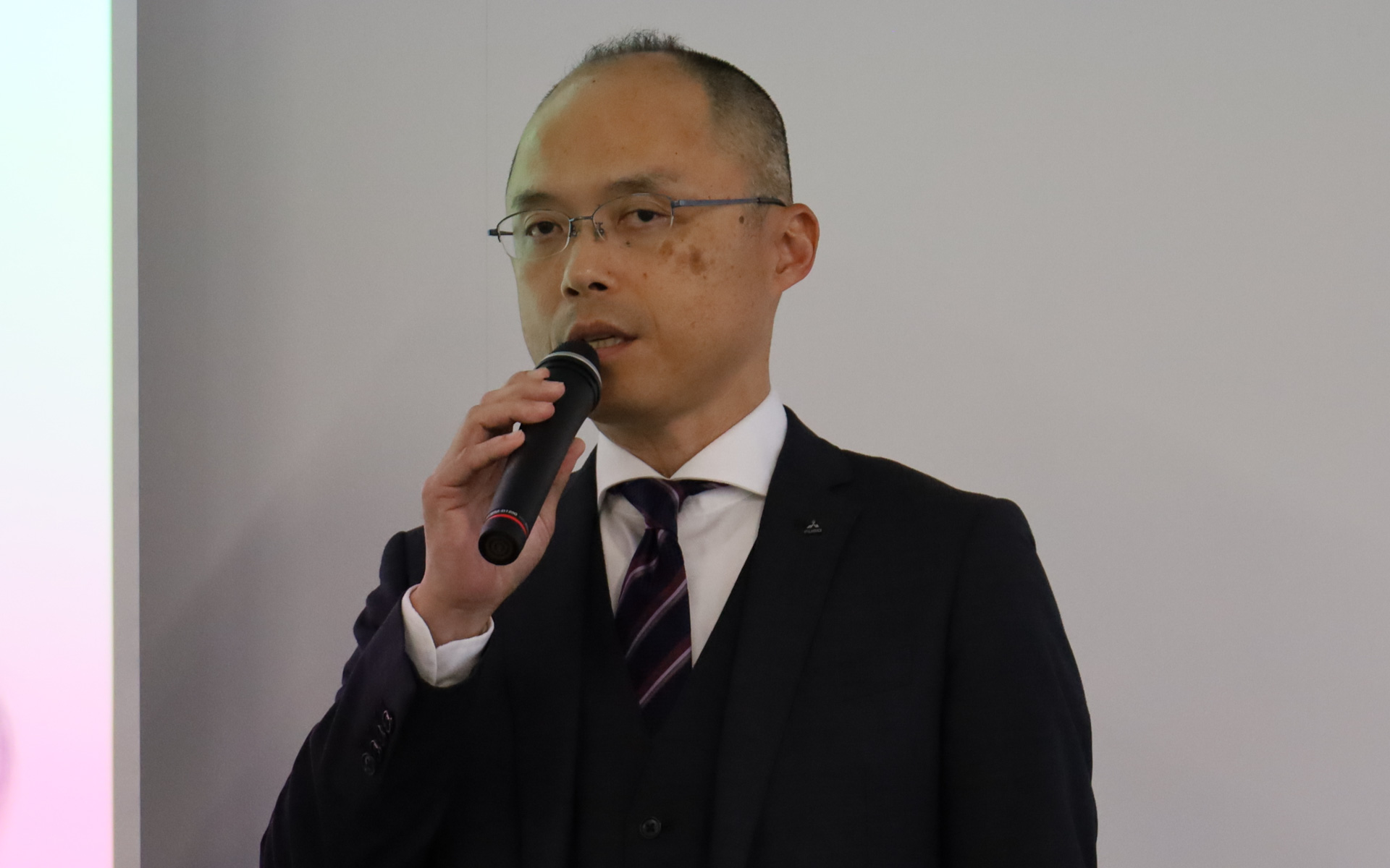 三菱ふそうバス製造 代表取締役社長の藤岡佳一郎氏