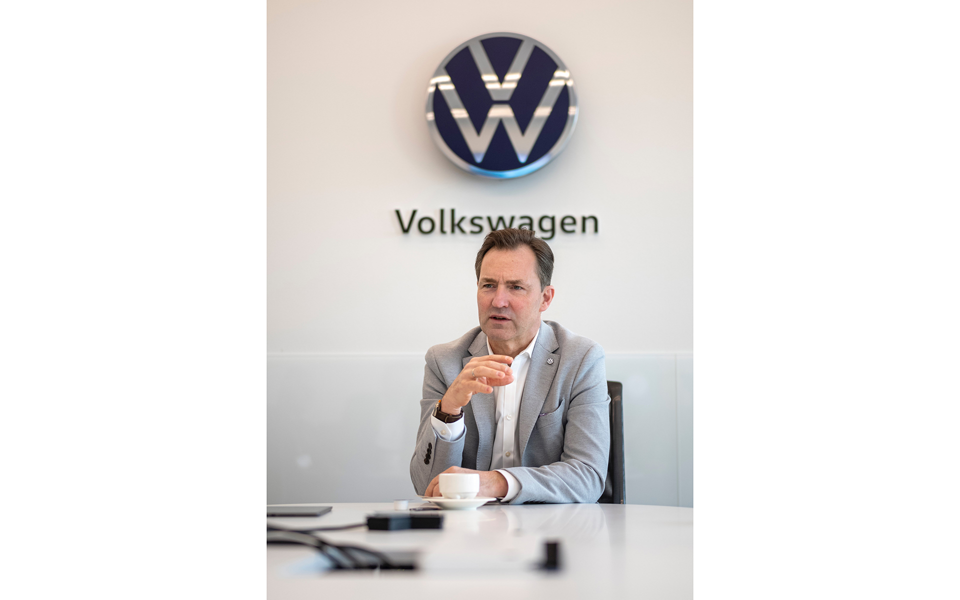 独フォルクスワーゲン乗用車ブランドのトーマス・シェーファーCEOがオンラインでグループインタビューに応じた