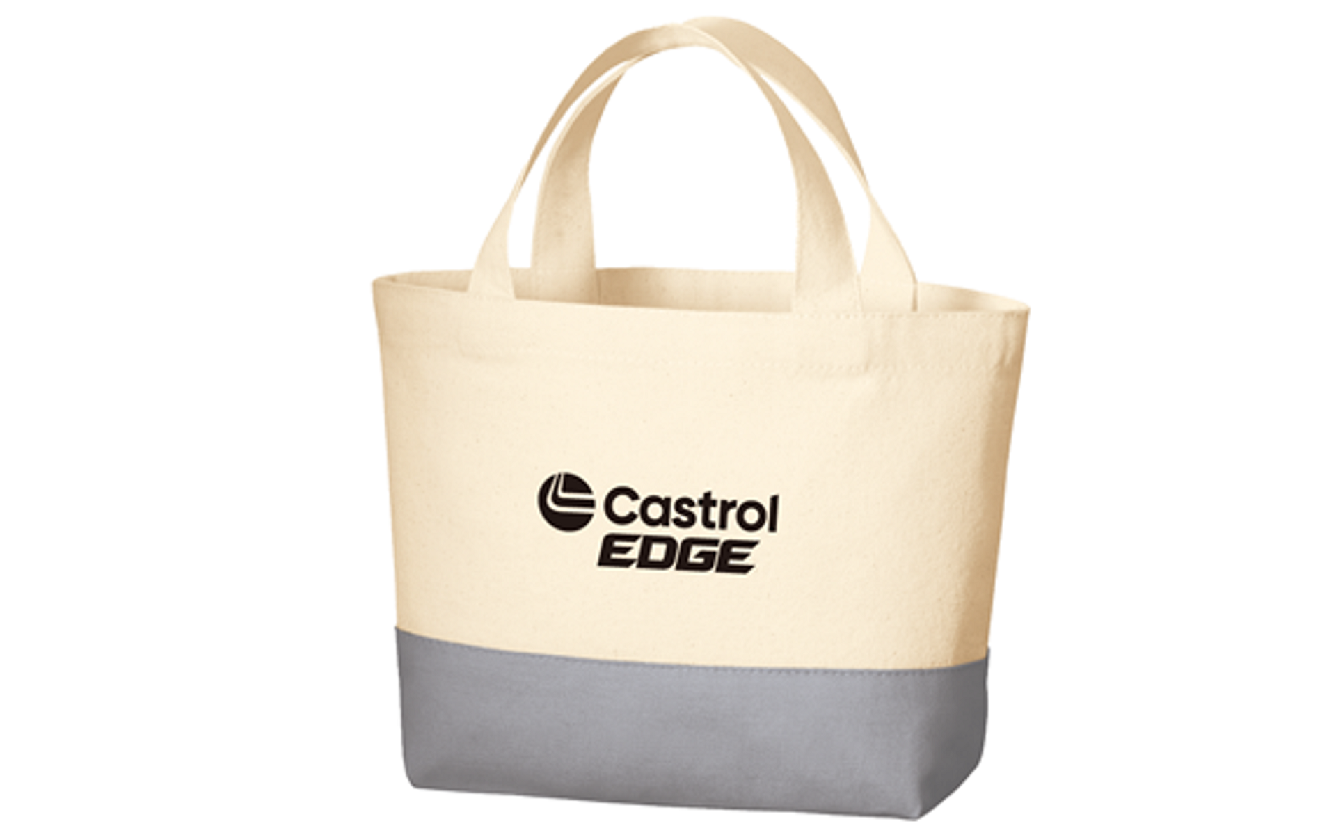 オリジナルカラーボトムキャンバストート（本体サイズ：約300×200×100mm、持ち手：約25×290mm）