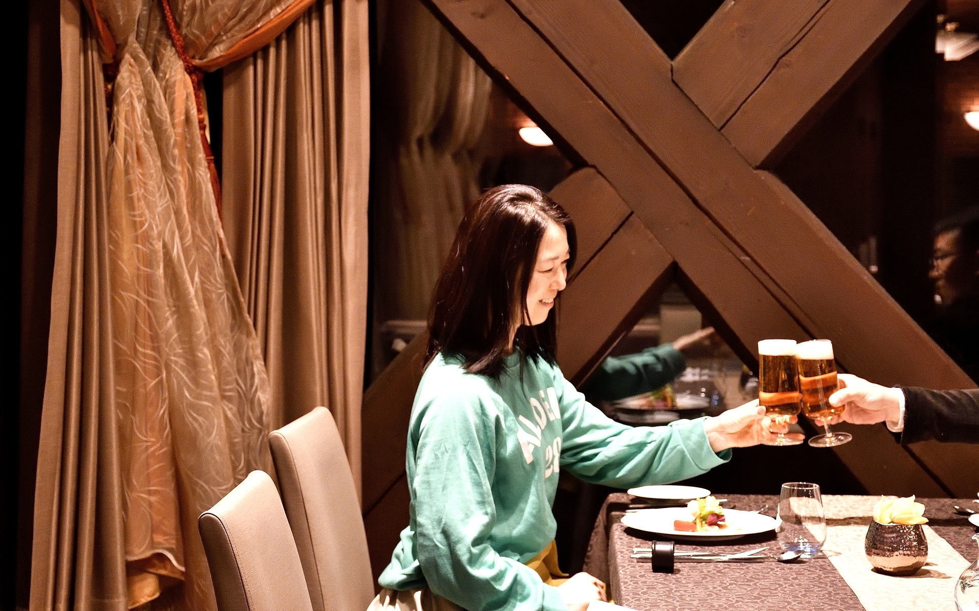 厳選された素材の旨みを生かし、美しい蓼科の大自然をそのまま料理にした食事に舌鼓を打ちました