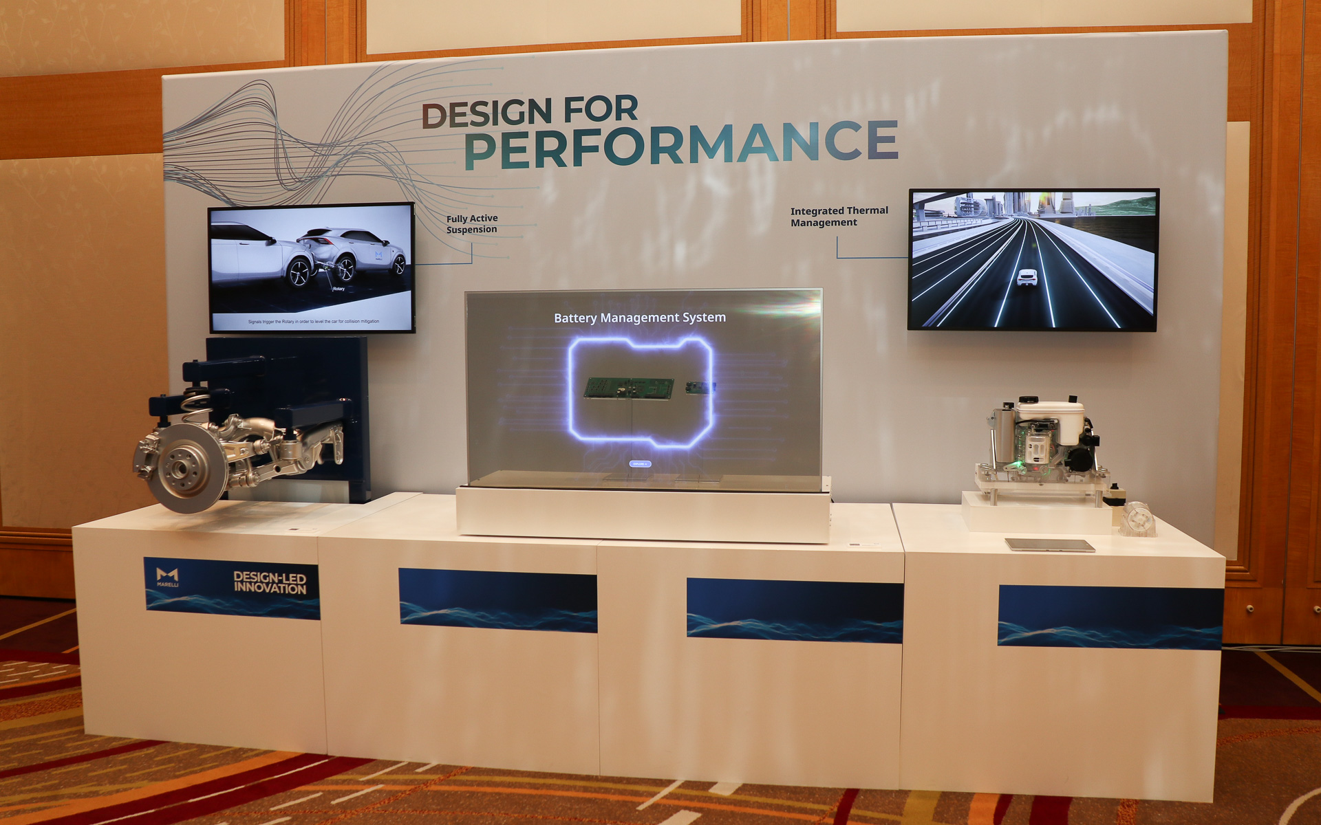 Design for Performanceについての展示スペース