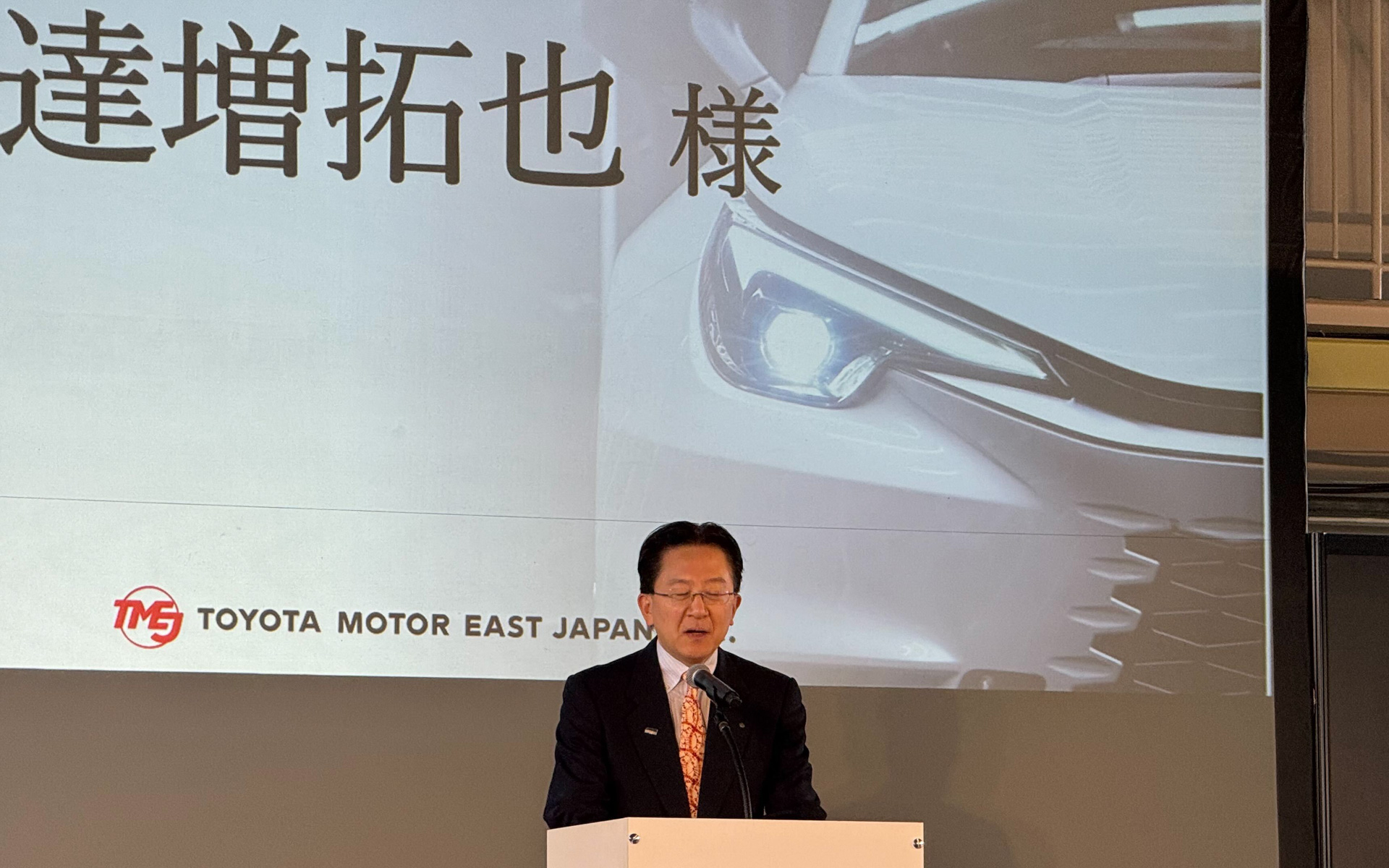 イベントに出席した岩手県 達増拓也知事