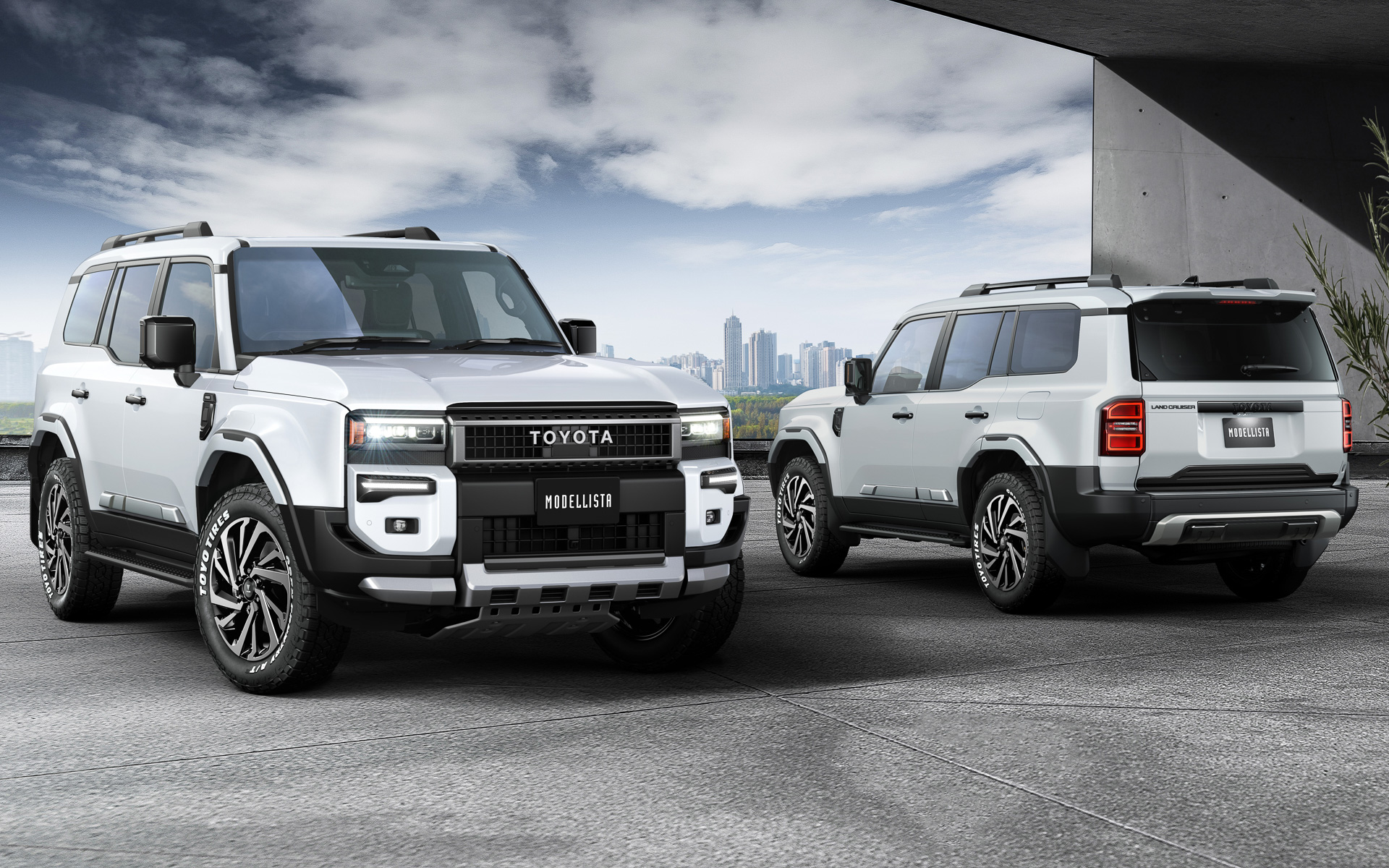 トーヨータイヤのOPEN COUNTRY A/T IIIの追加サイズ（ホワイトレター仕様）が、新型ランドクルーザー“250”シリーズのモデリスタカスタマイズアイテムに採用された