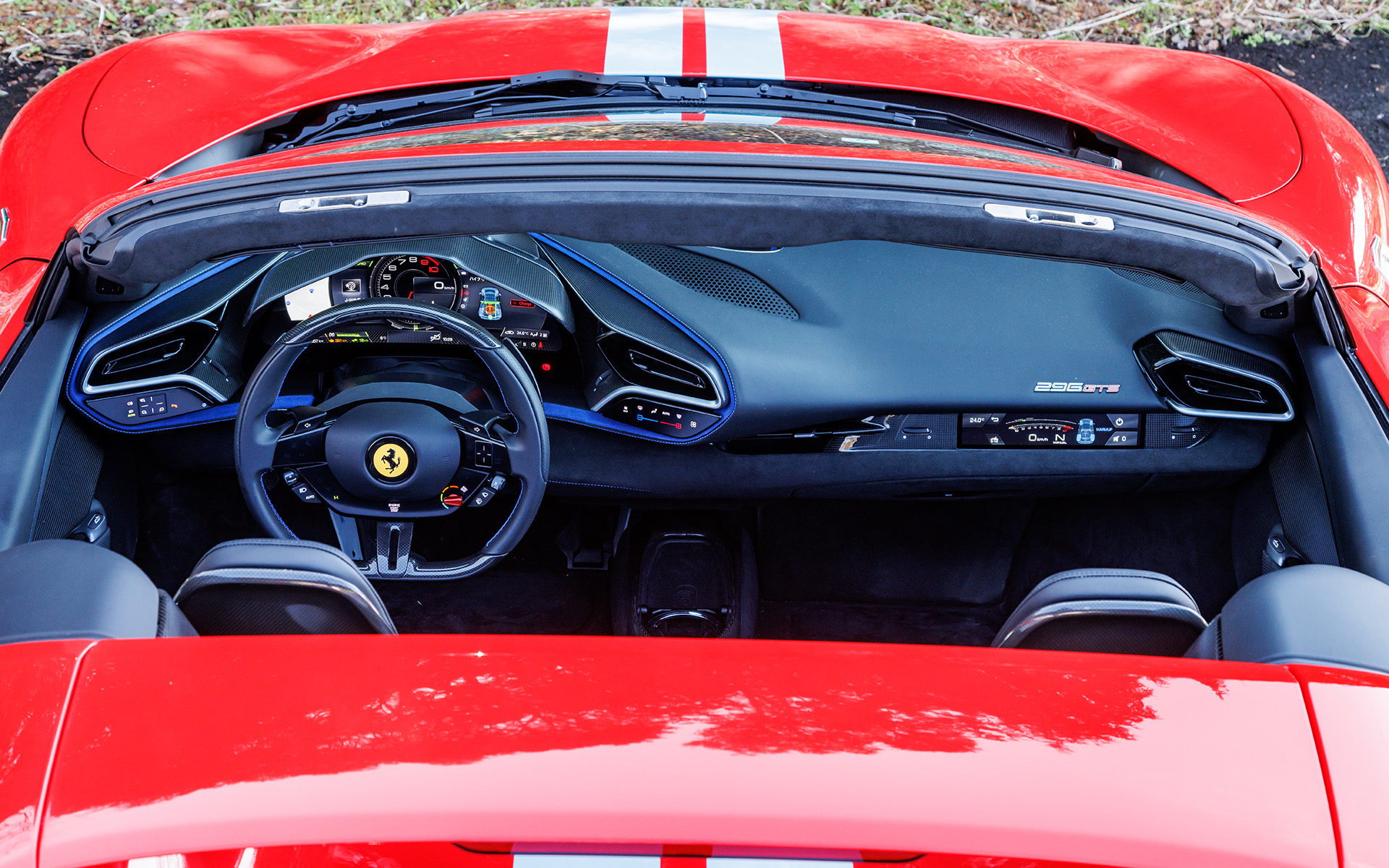 296GTSのインテリア