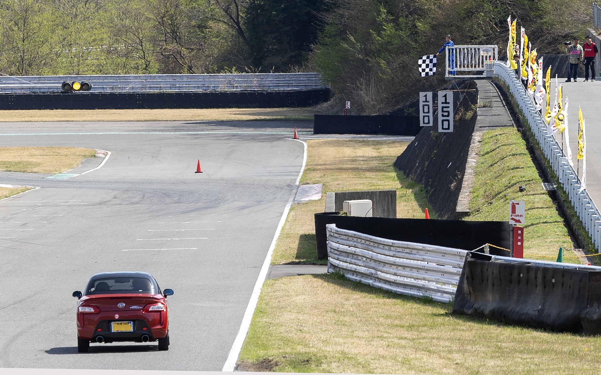 タイムアタックを完走するとJAFの国内Bライセンスを取得する権利が得られる