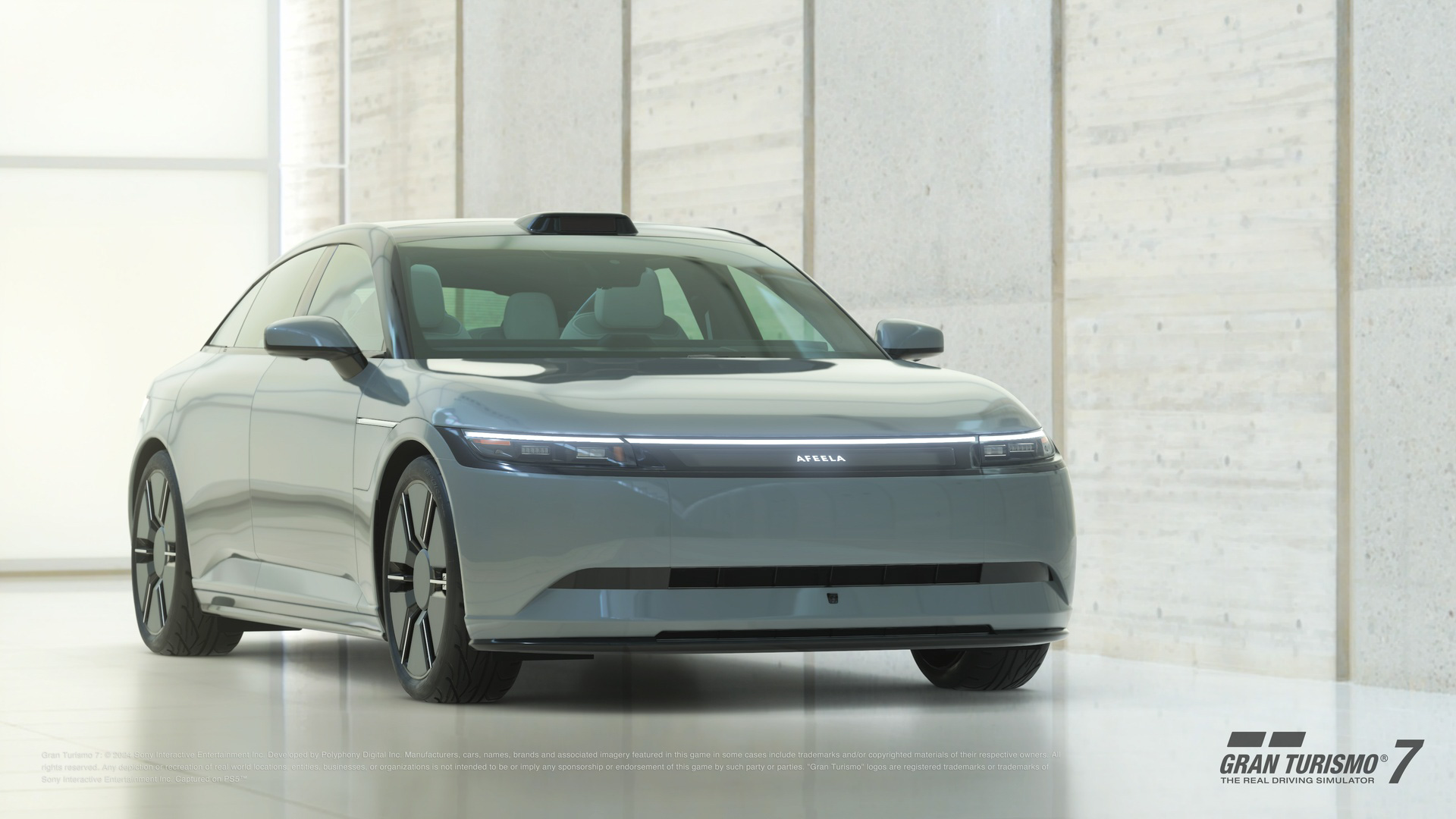 PS5/PS4用ソフトウェア「グランツーリスモ7」にソニー・ホンダモビリティのバッテリEV「AFEELA Prototype 2024」が登場
