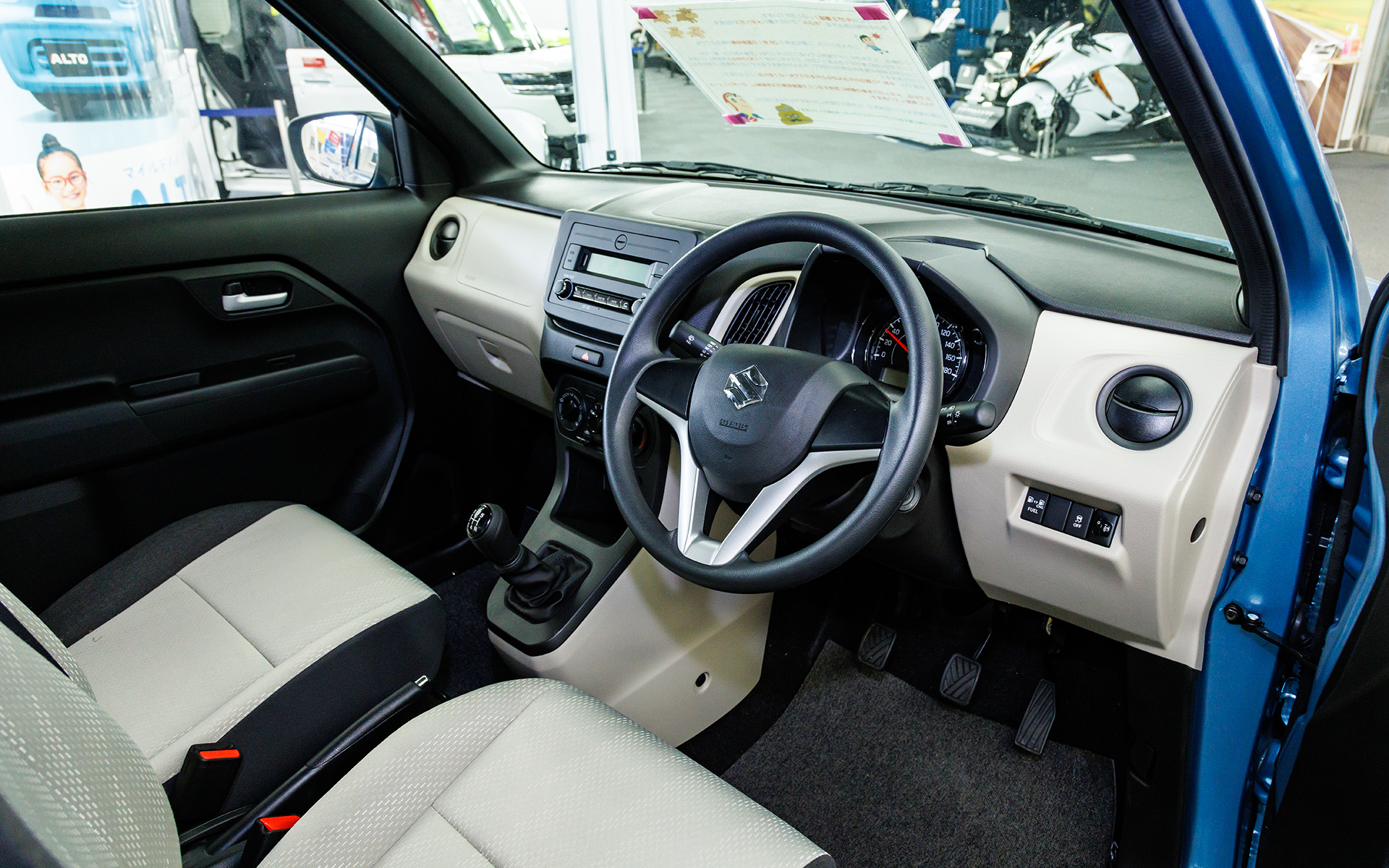 インド市場向けのCBG車。ベースとなっているのはワゴンR