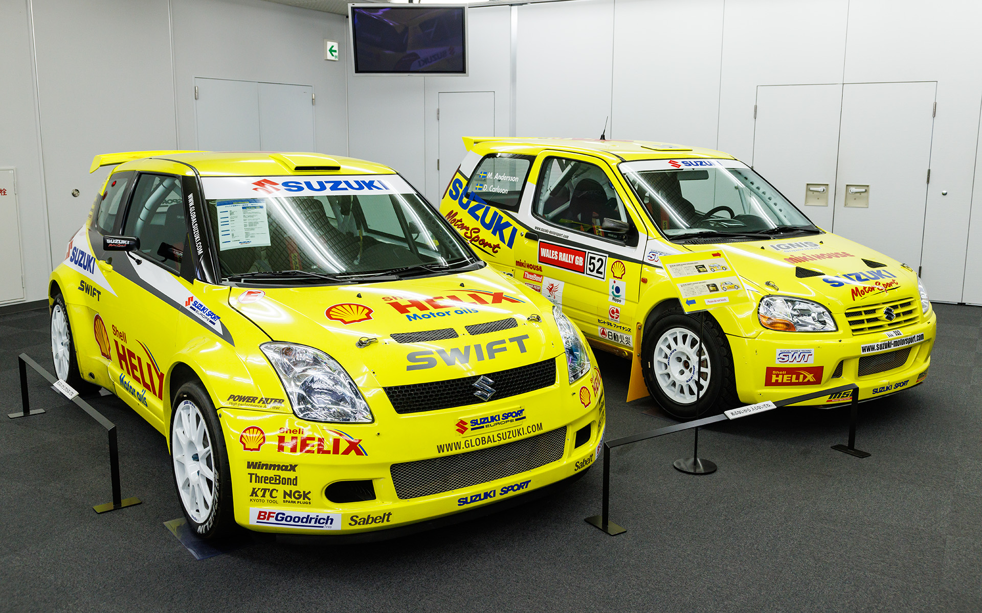 JrWRCに参戦していたイグニスとスイフト