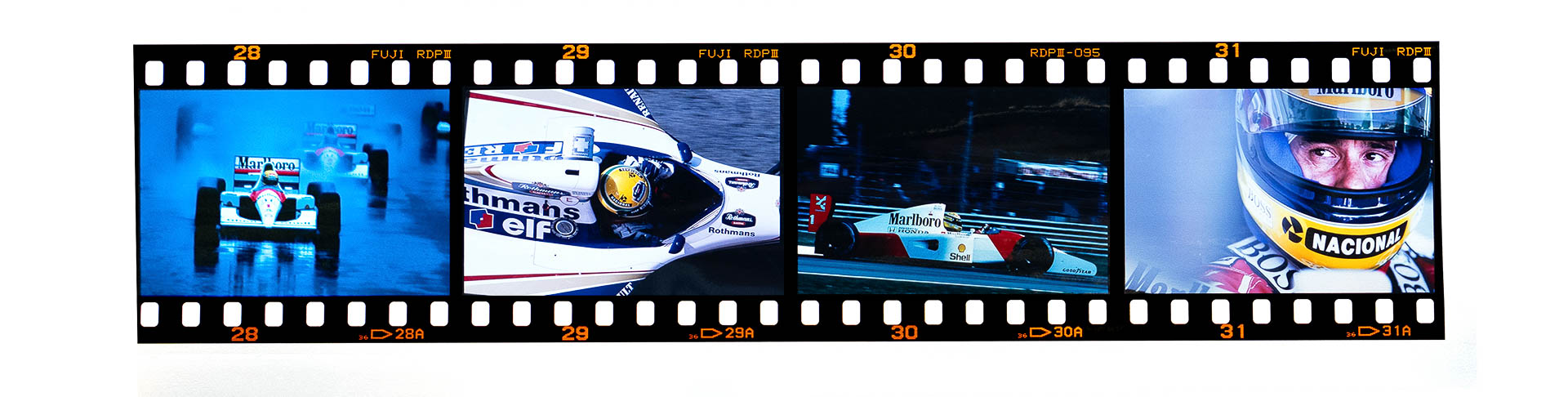 アイルトン・セナが写る付録フィルム