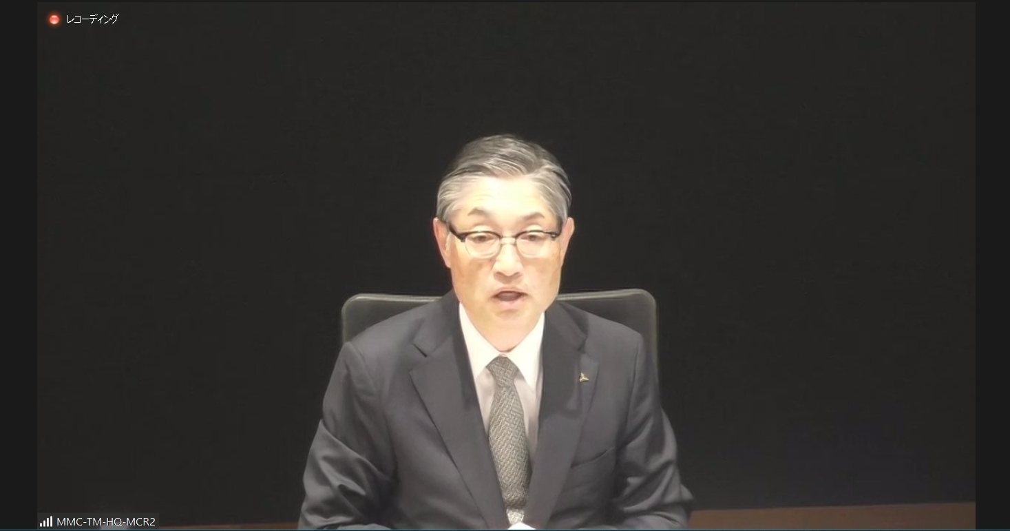 三菱自動車工業株式会社 代表執行役副社長（CFO）松岡健太郎氏