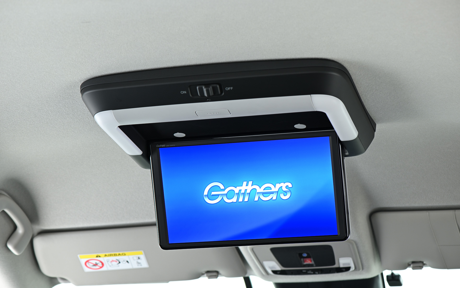 12.8インチリア席モニター