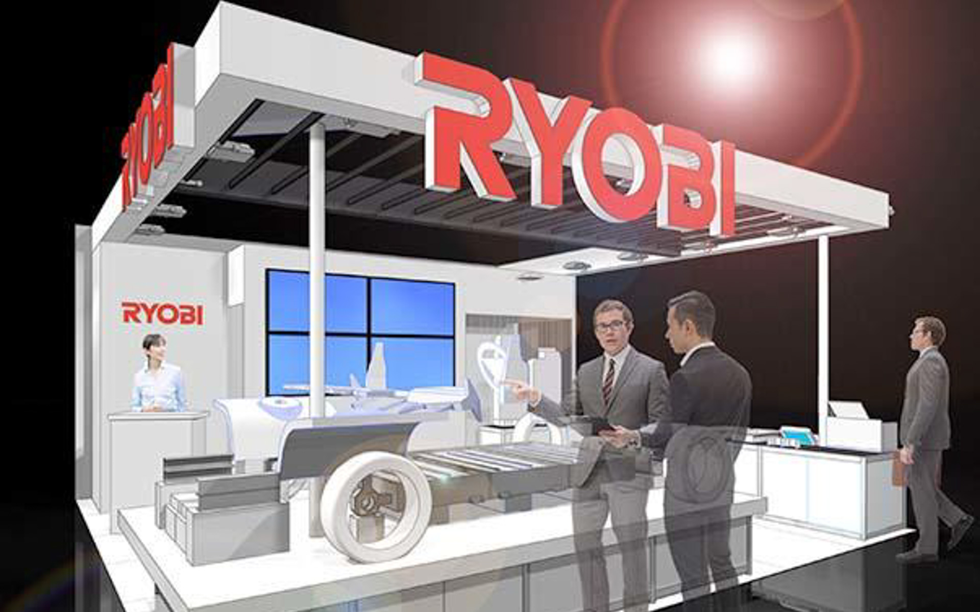 リョービの展示ブースイメージ