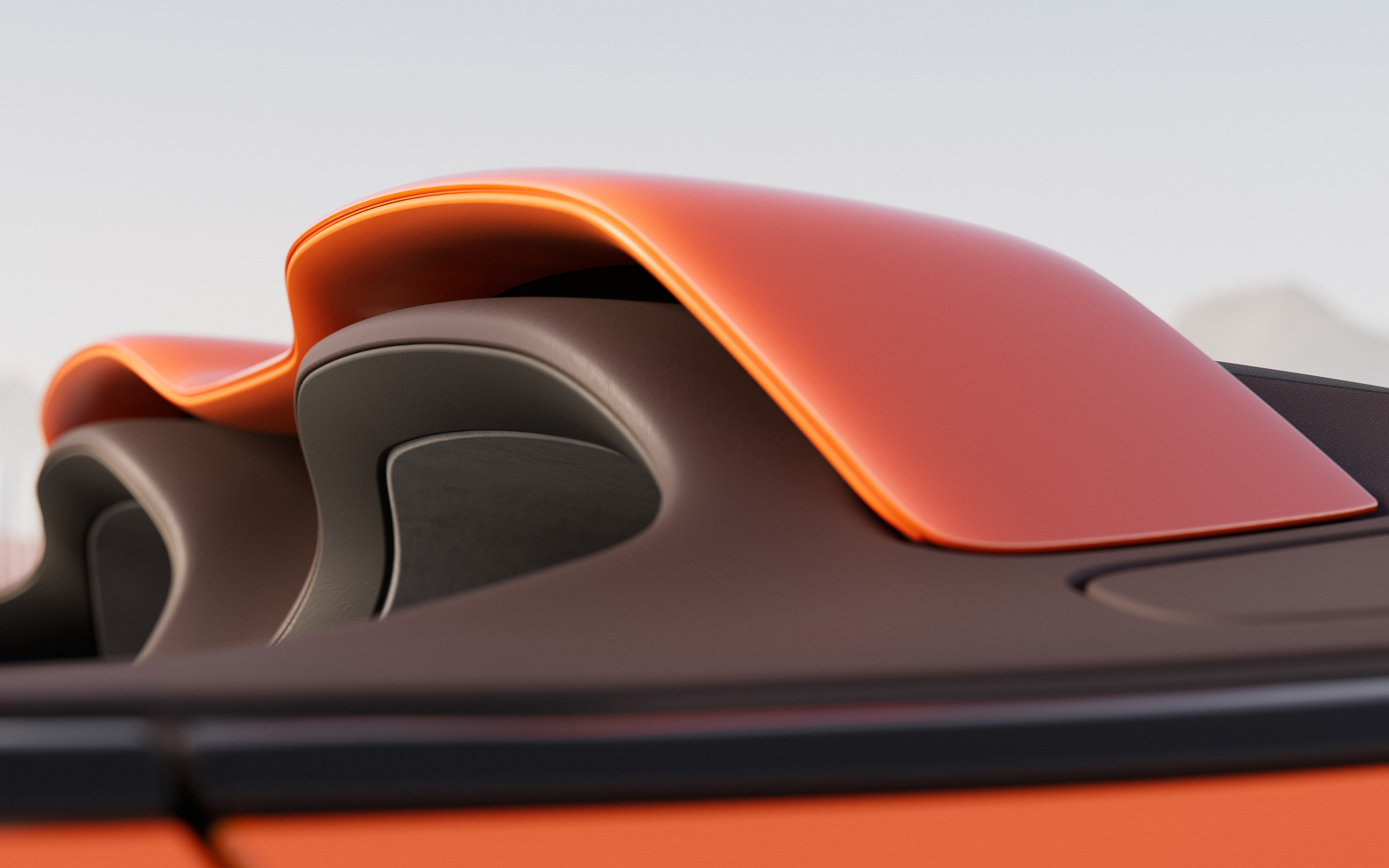 テーパー状のカウルを装備