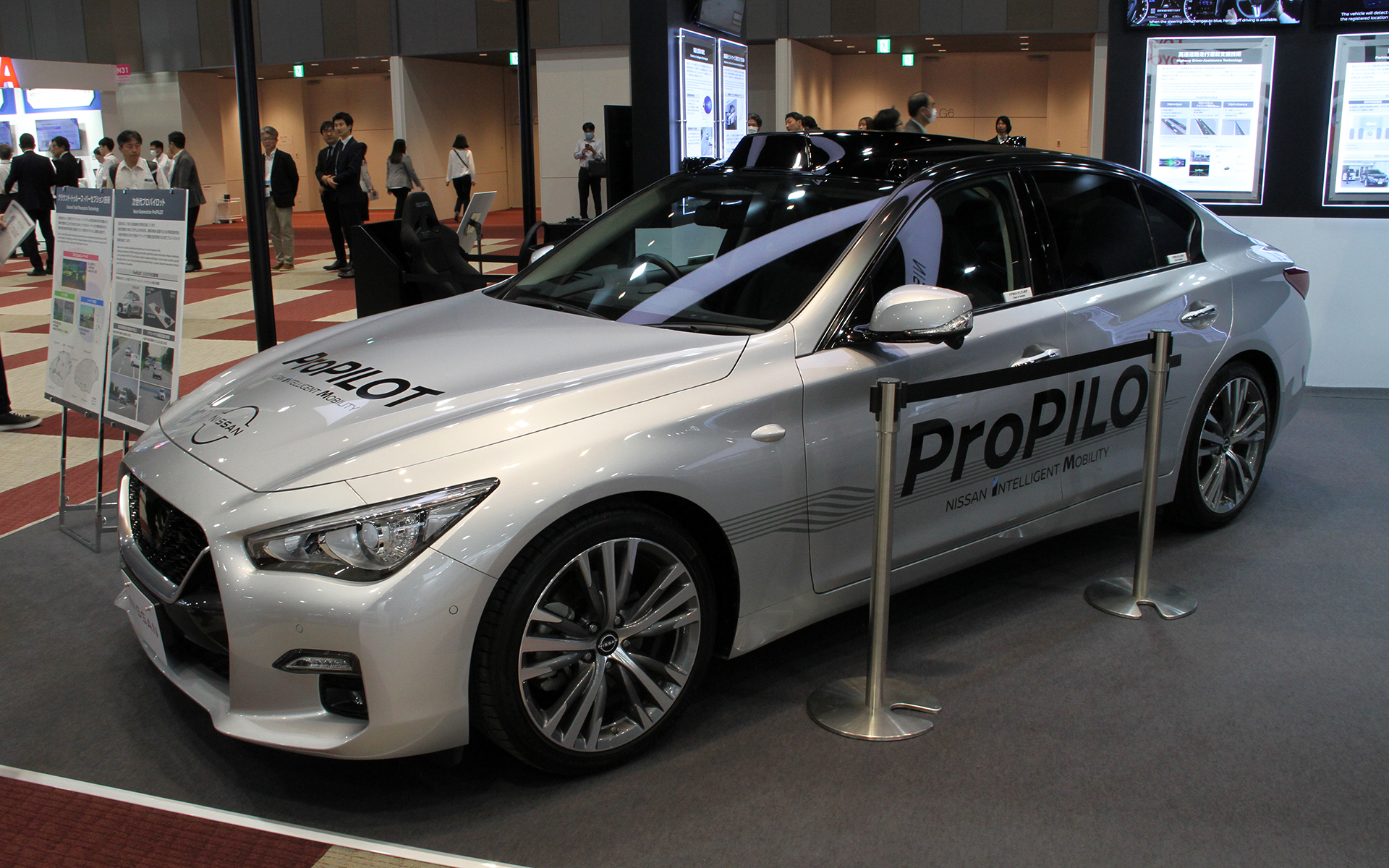 スカイラインベースの「プロパイロット コンセプトゼロ試作車」